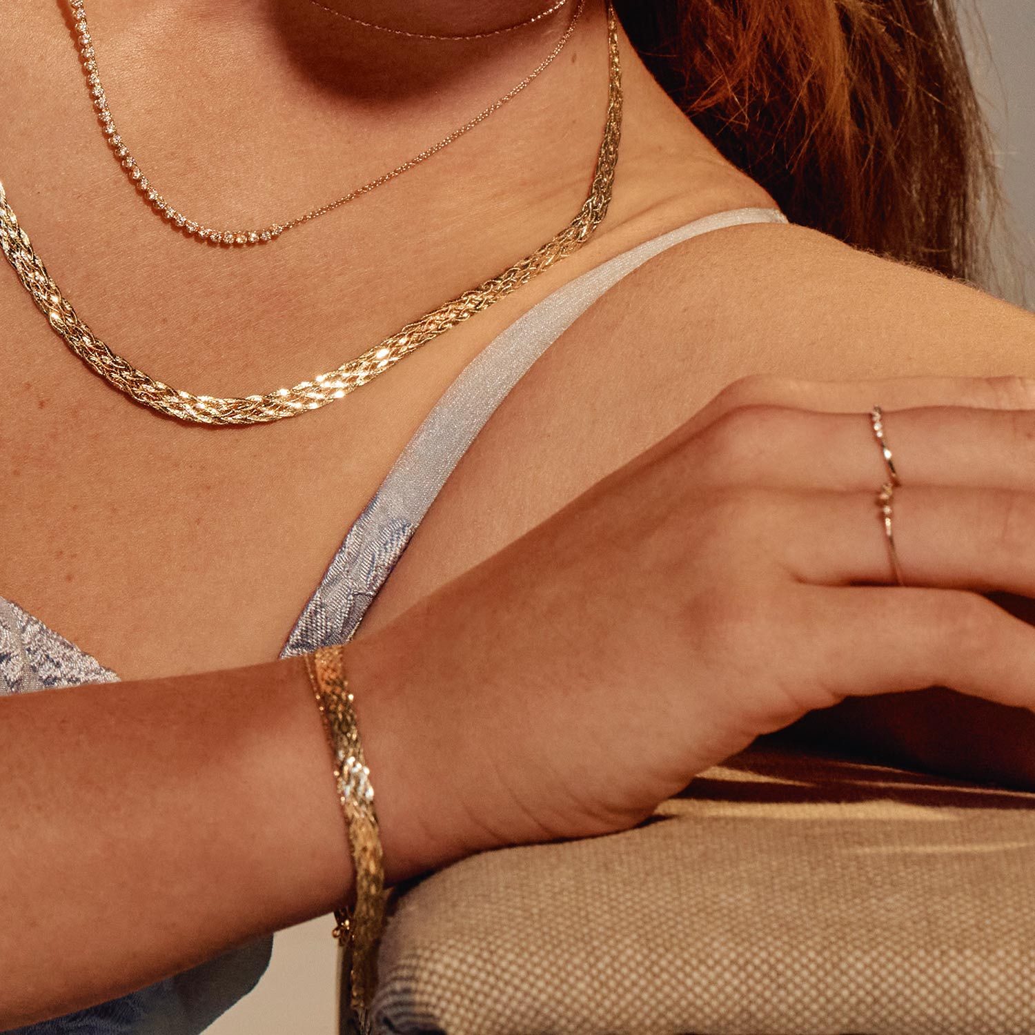 Grand Entwined Gold Bracelet | Catbird NYC