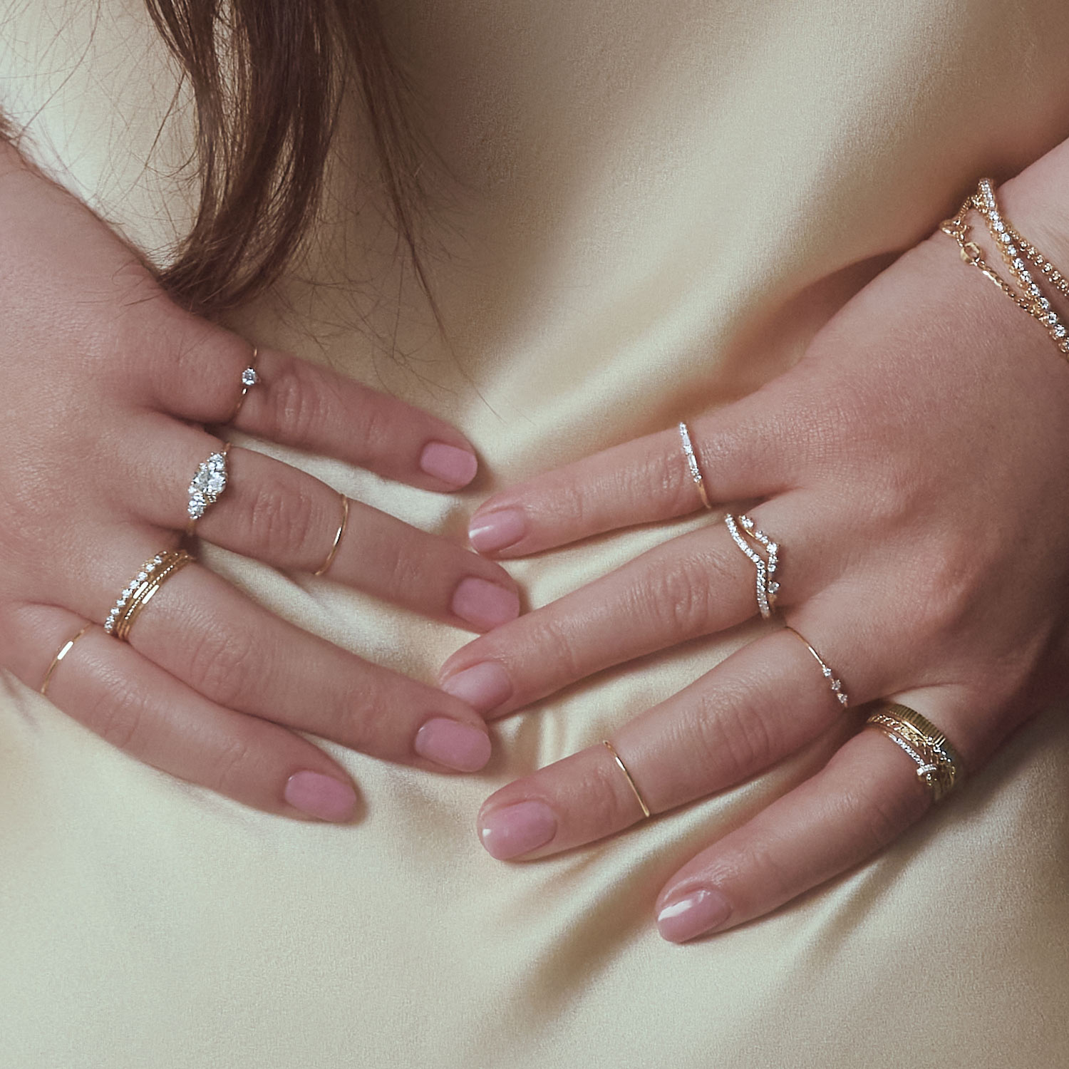 Catbird Jewelry - One O'Clock Tennis Ring