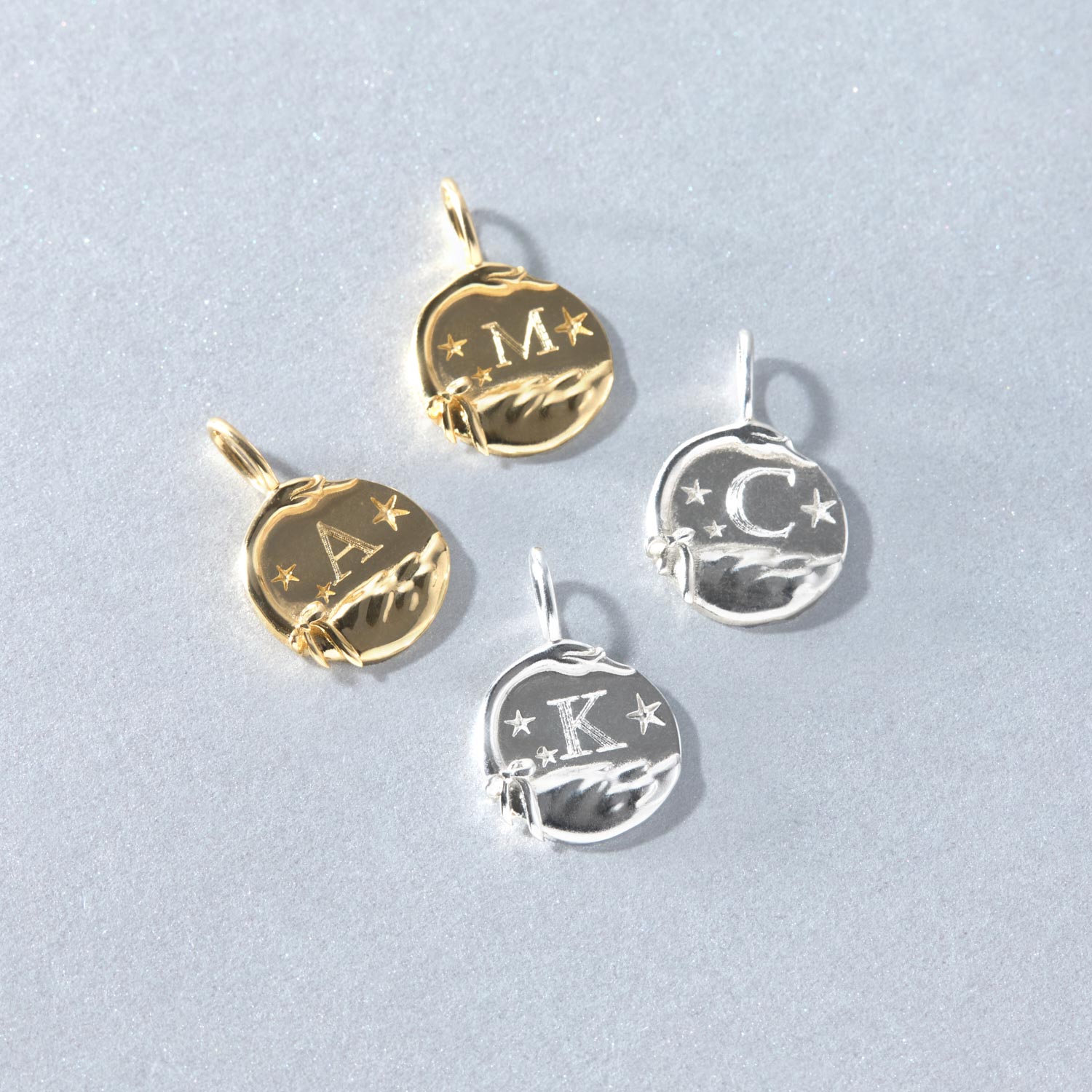 Catbird Jewelry - Dear Swan Engravable Charm, Silver