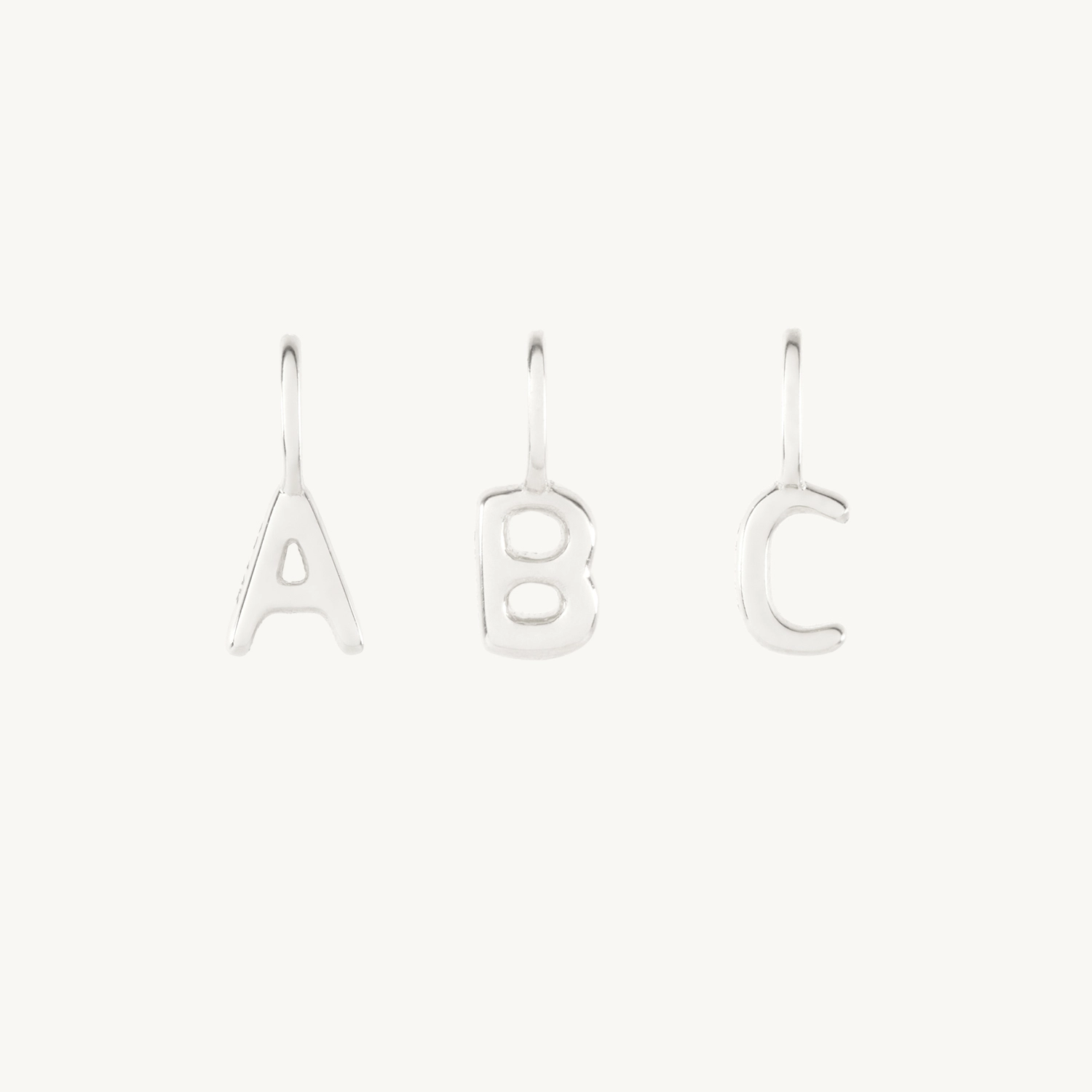 Catbird Jewelry - Pasta Letter Silver Charm