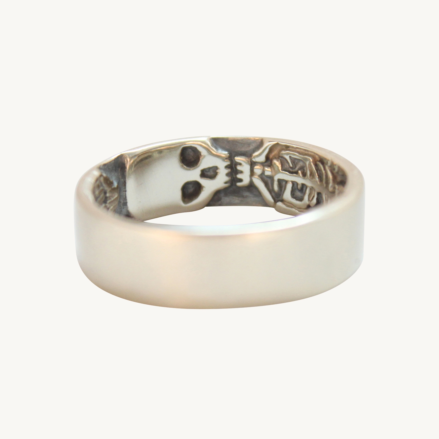 Skeleton Band Memento Mori Ring | Catbird NYC