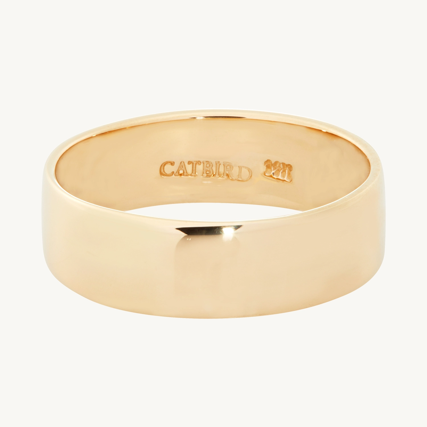 Catbird Wedding - Catbird Classic Wedding Bands, Flat Band, 5mm