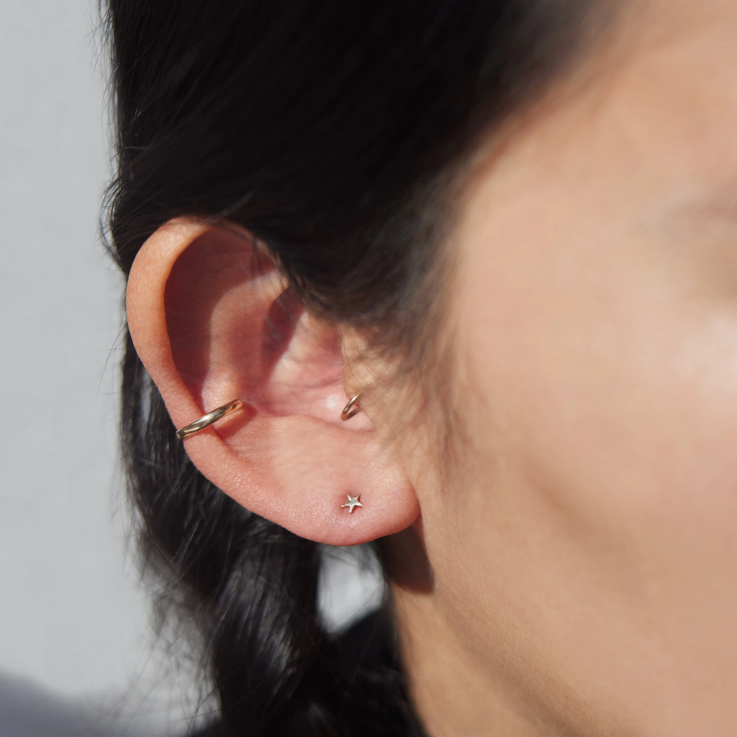 Catbird Jewelry - Tiniest Dancer Stud, Star (single)
