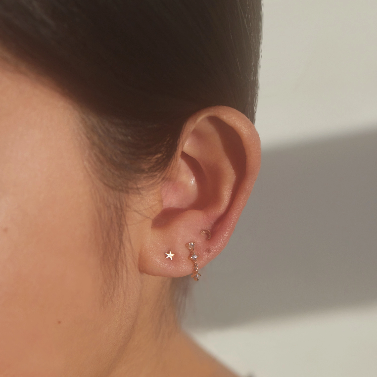 Catbird Jewelry - Tiniest Dancer Stud, Star (single)