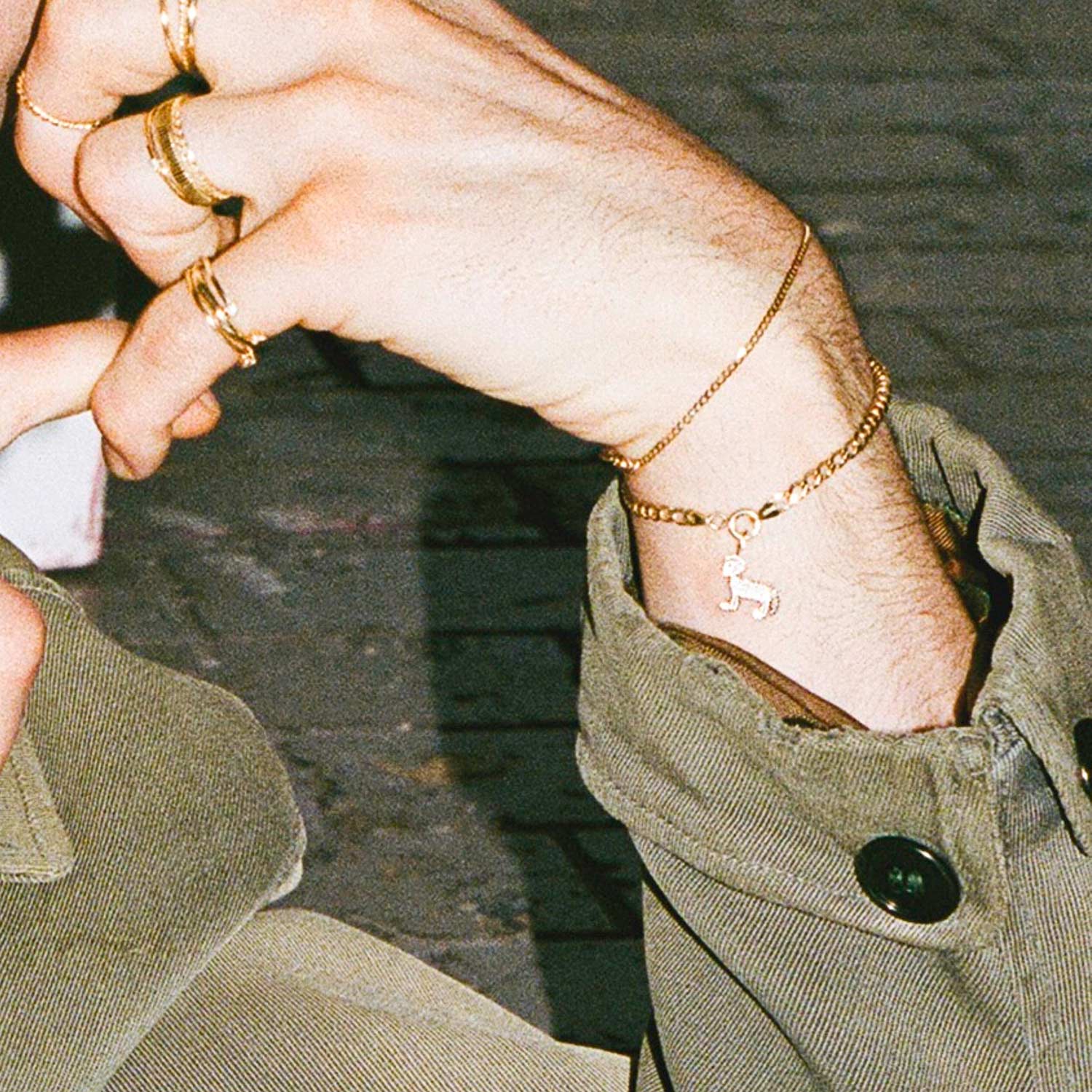 Del Water Gap x Catbird - Horse with a Bowl Cut Gold Charm