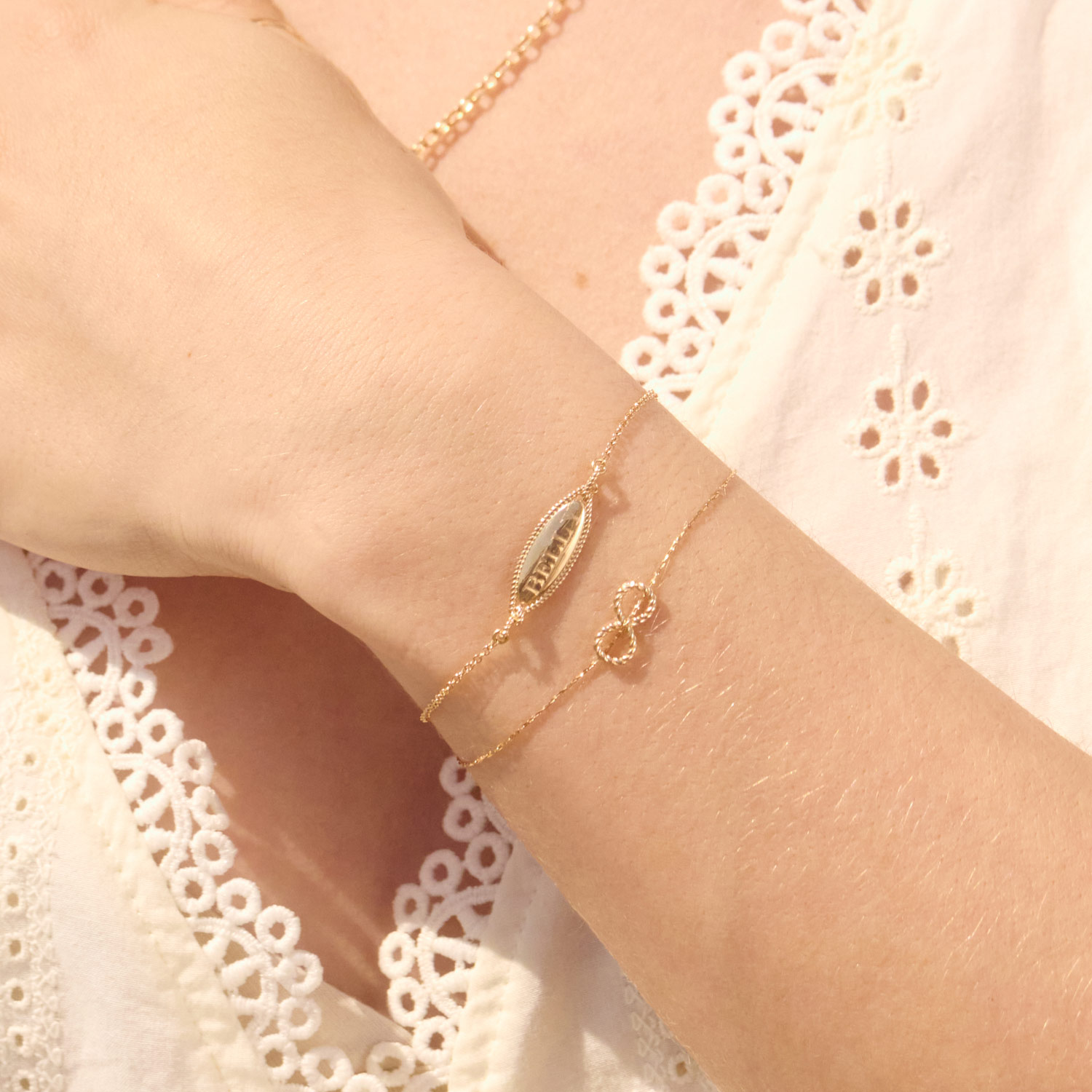 Catbird | The Summer I Turned Pretty - Love Knot Gold Infinity Charm