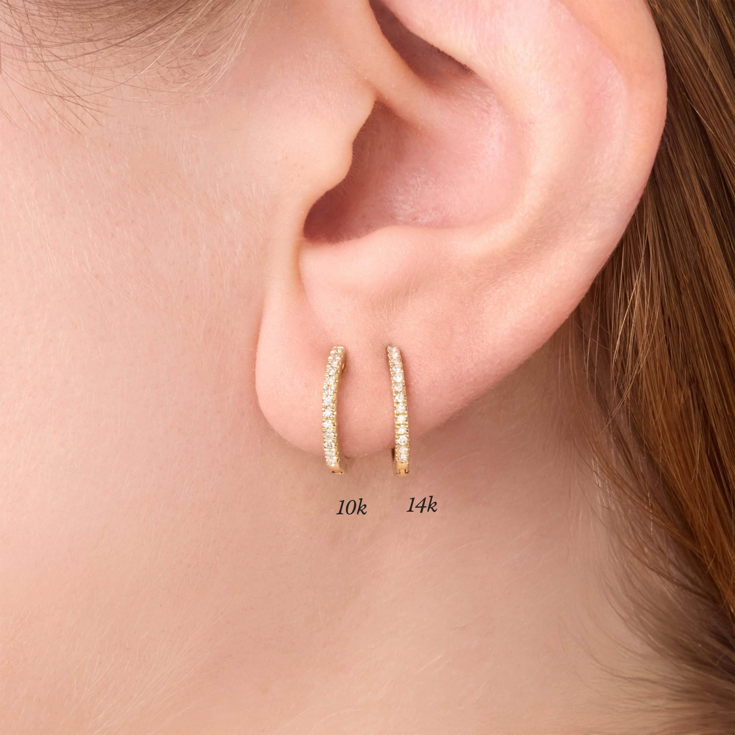 Perfect Diamond Hoop Set