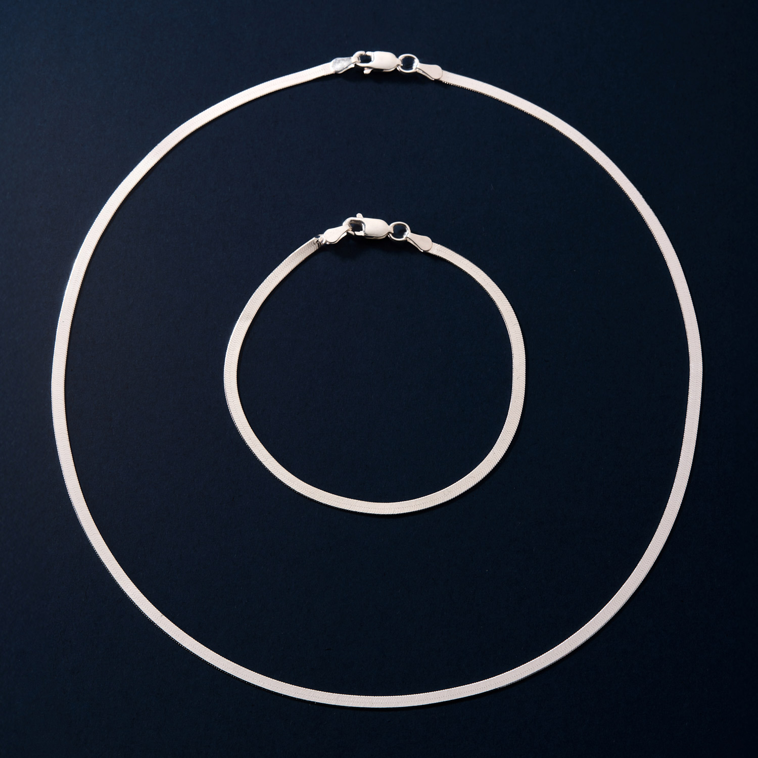 Catbird Jewelry - Spritz Herringbone Silver Bracelet