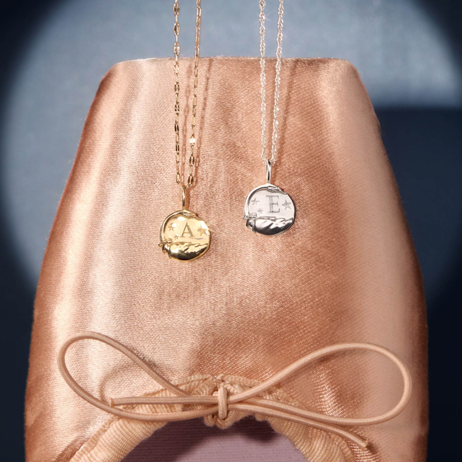 Catbird Jewelry - Dear Swan Engravable Charm, Yellow Gold
