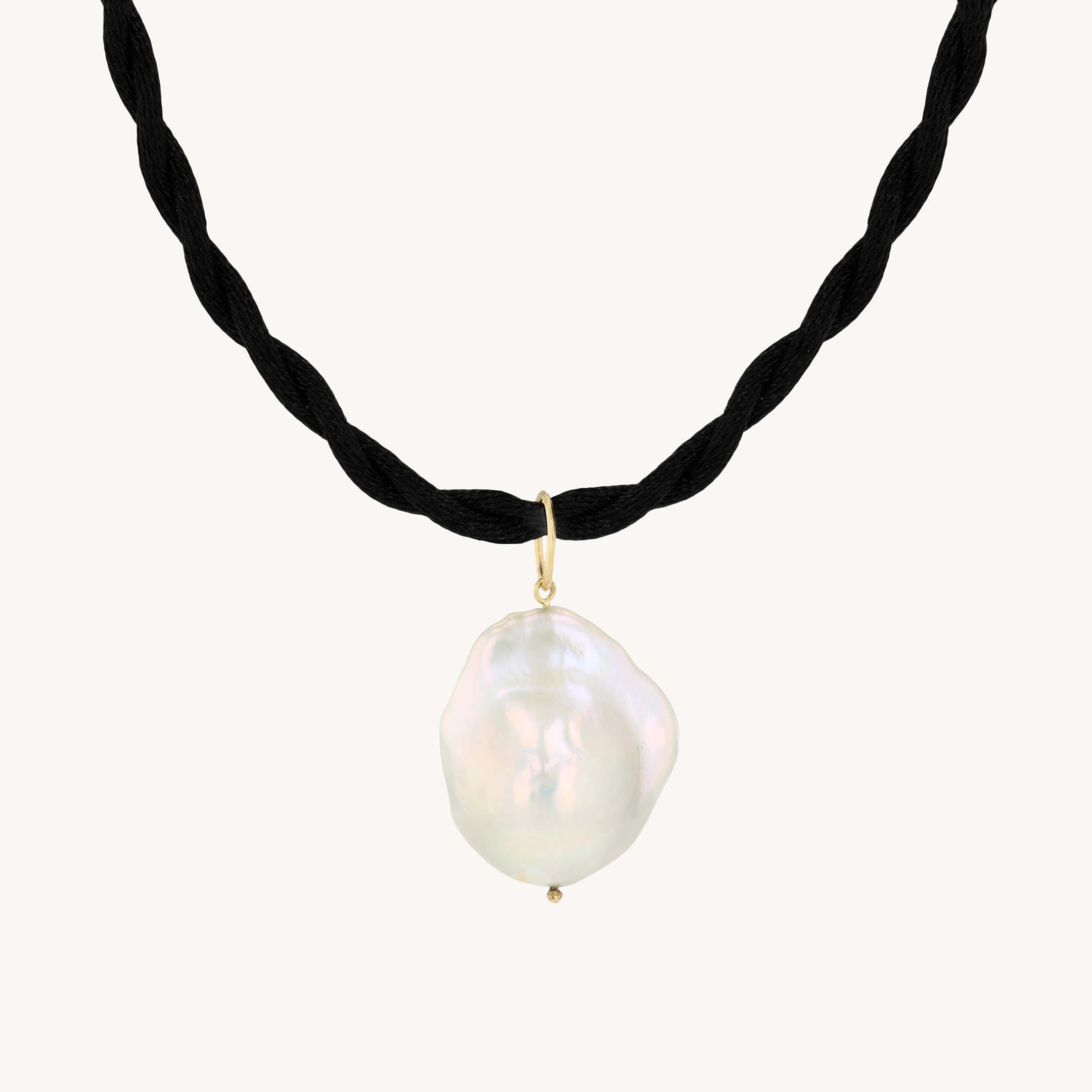 Summer in Italy Pearl Charm Necklace | Catbird NYC