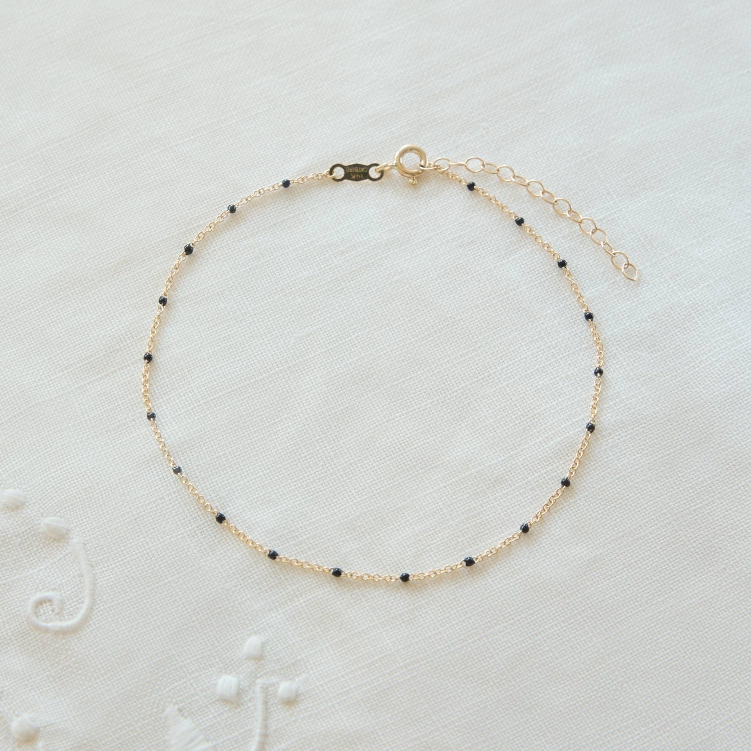 Catbird Jewelry - Candy Chain Gold Anklet