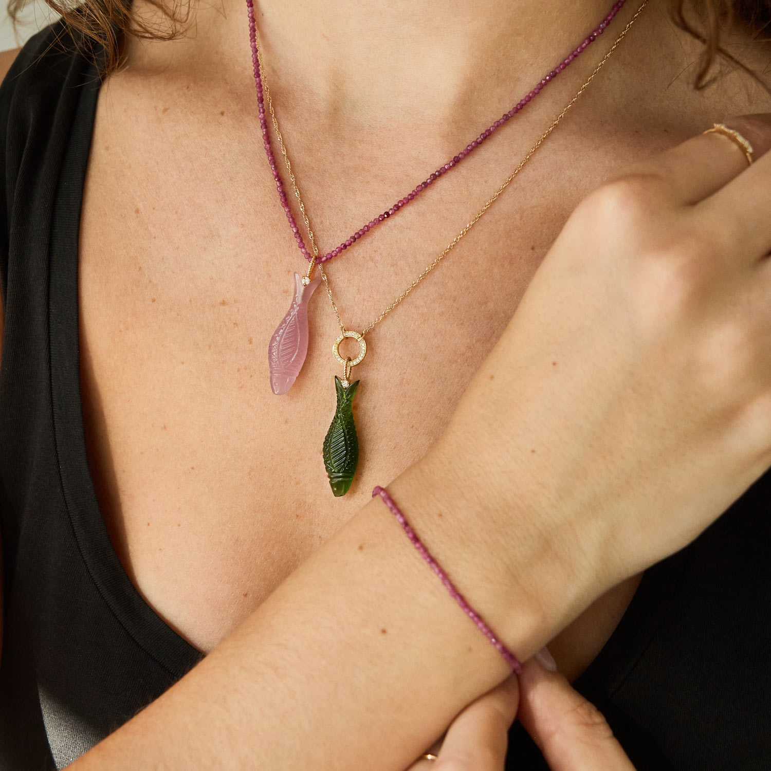 Summer Ruby Bracelet | Catbird NYC