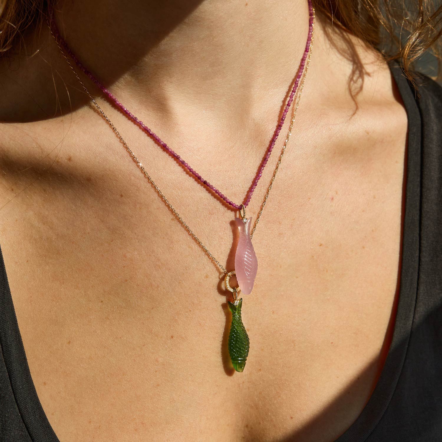 Summer Ruby Collar | Catbird NYC