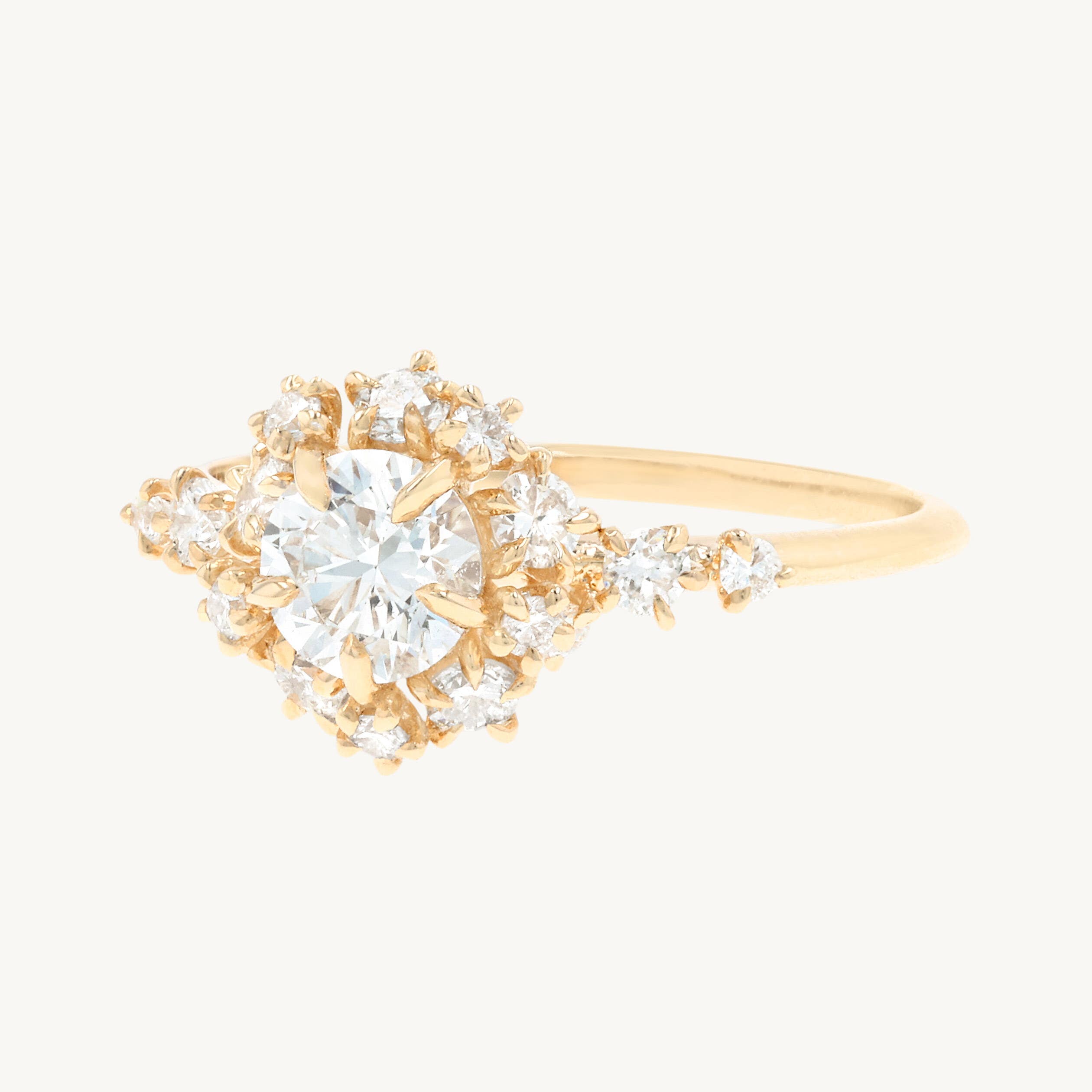 Cherry Blossom Diamond Ring | Catbird NYC