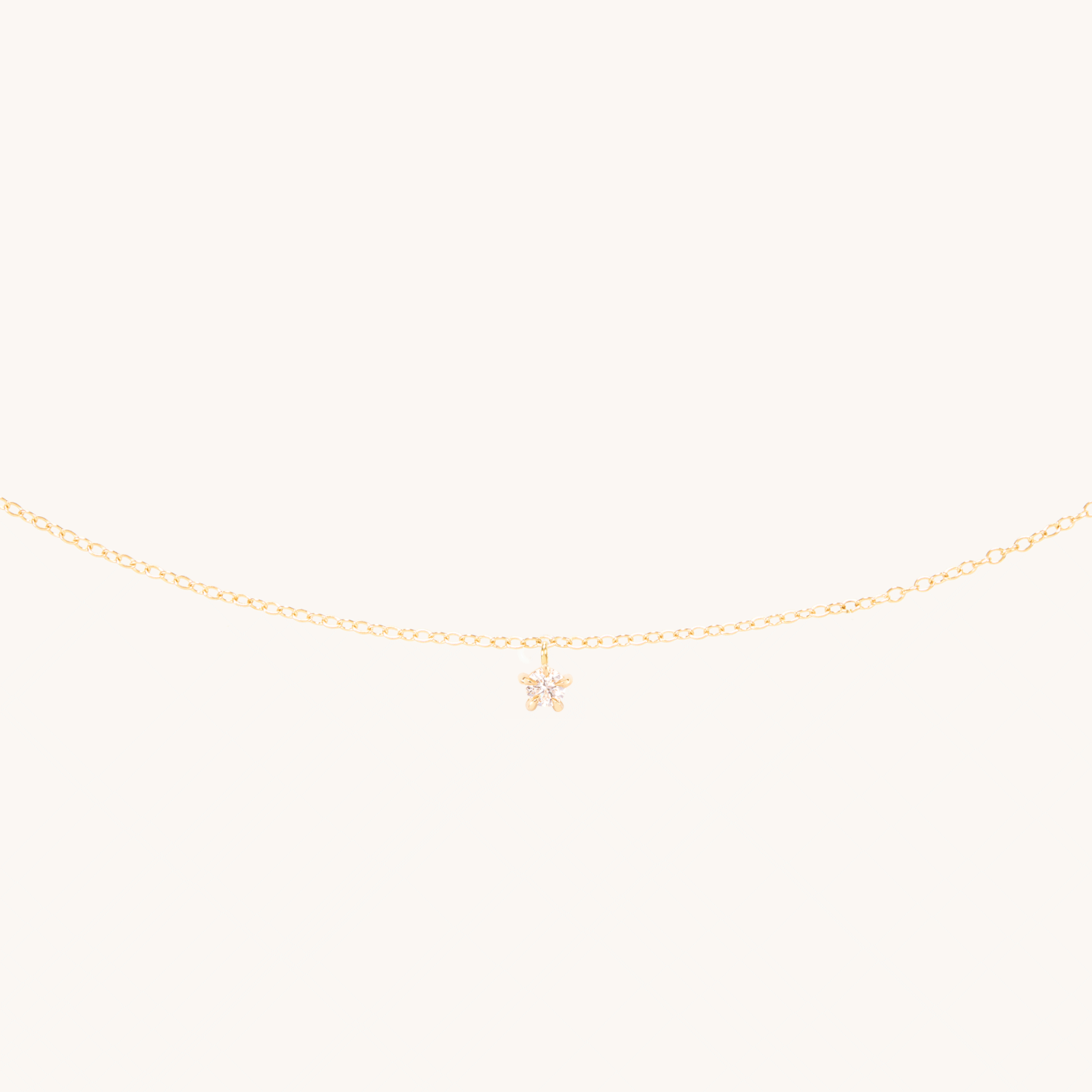Catbird Jewelry - Little Star Birthstone Charm Necklace