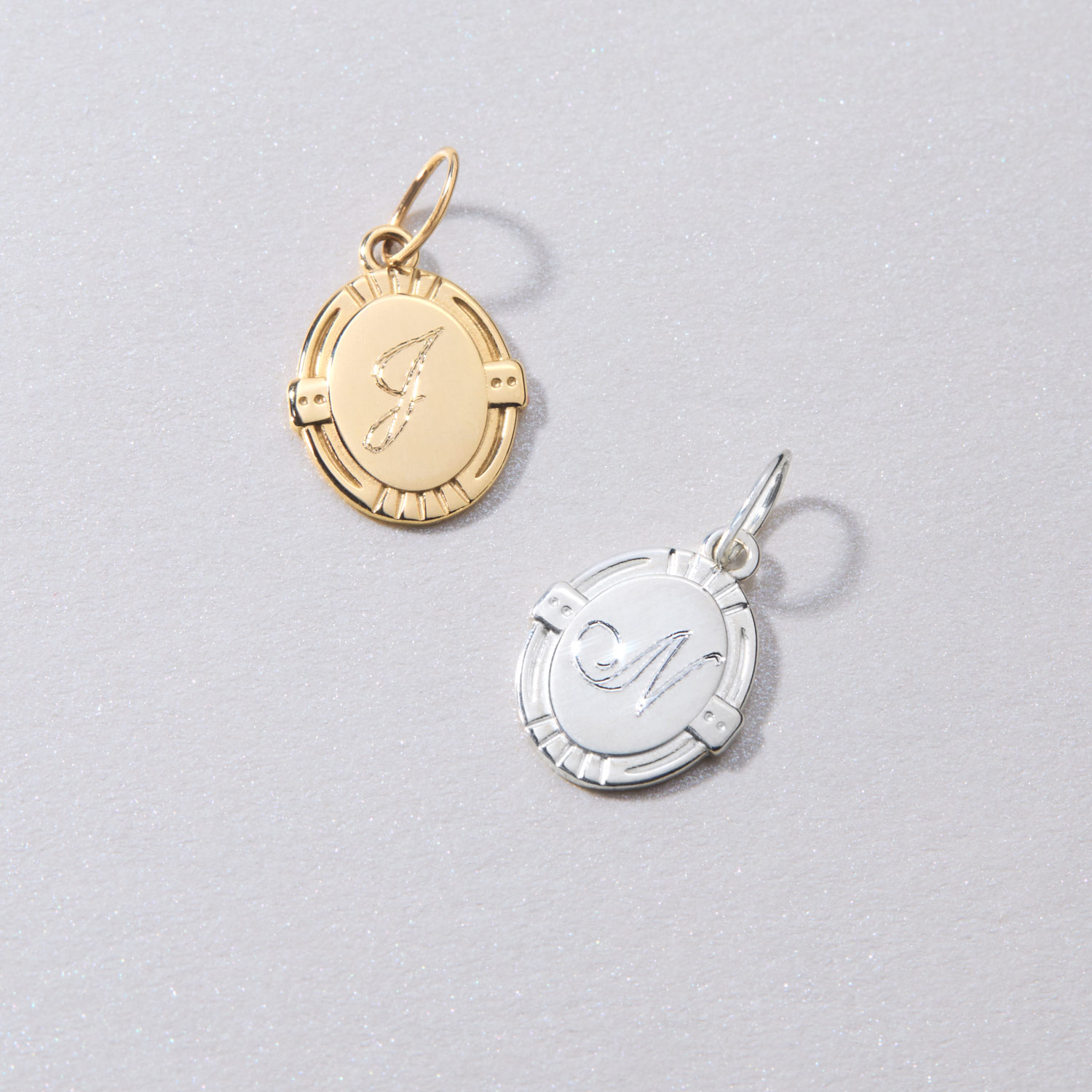 Catbird Jewelry - Cygnet Charm, Yellow Gold