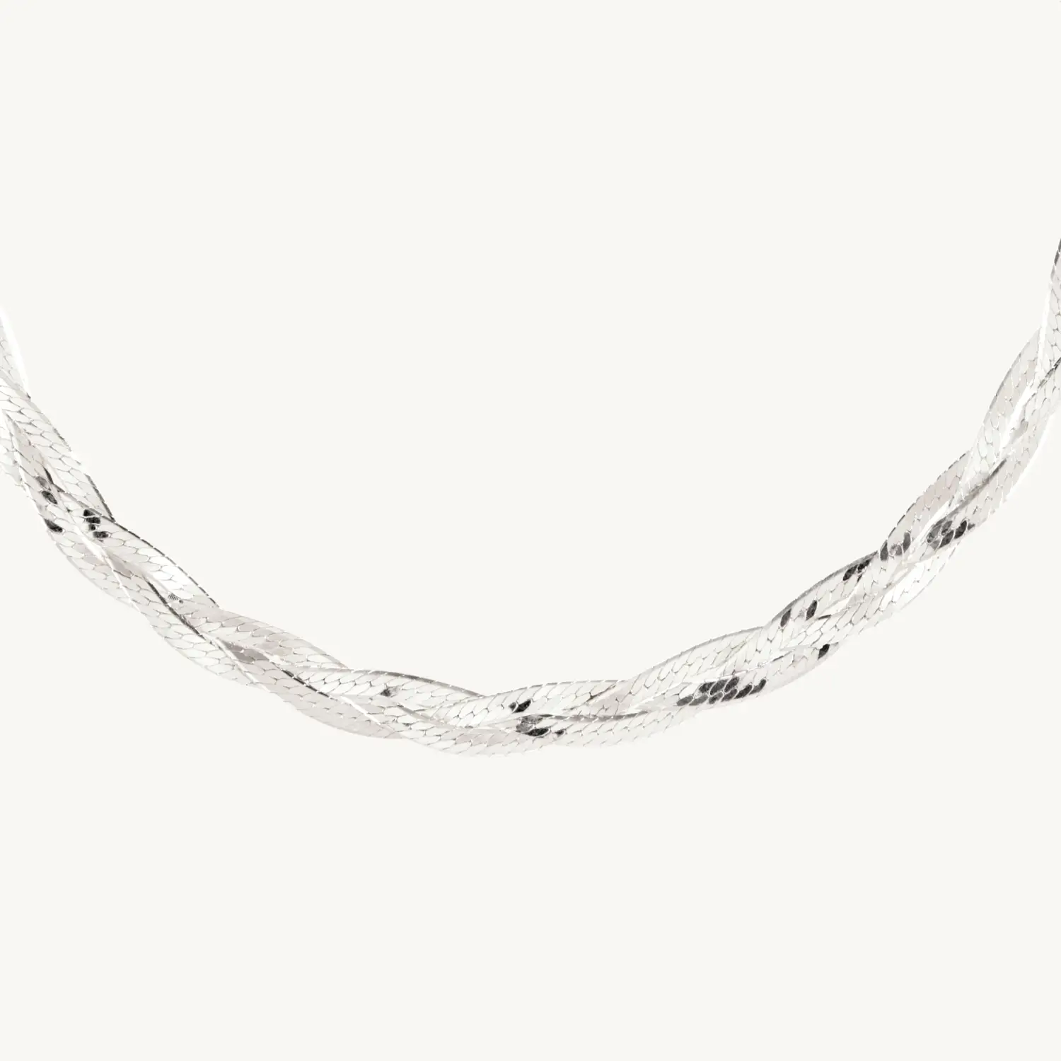 Catbird Jewelry - Entwined Braided Chain Bracelet, Silver