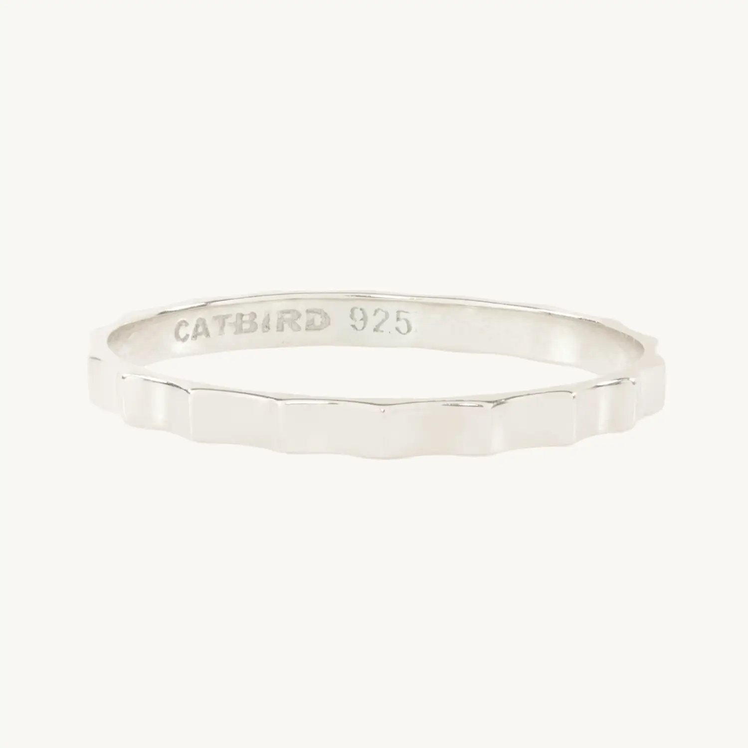 Catbird Jewelry - Fluted Silver Ring