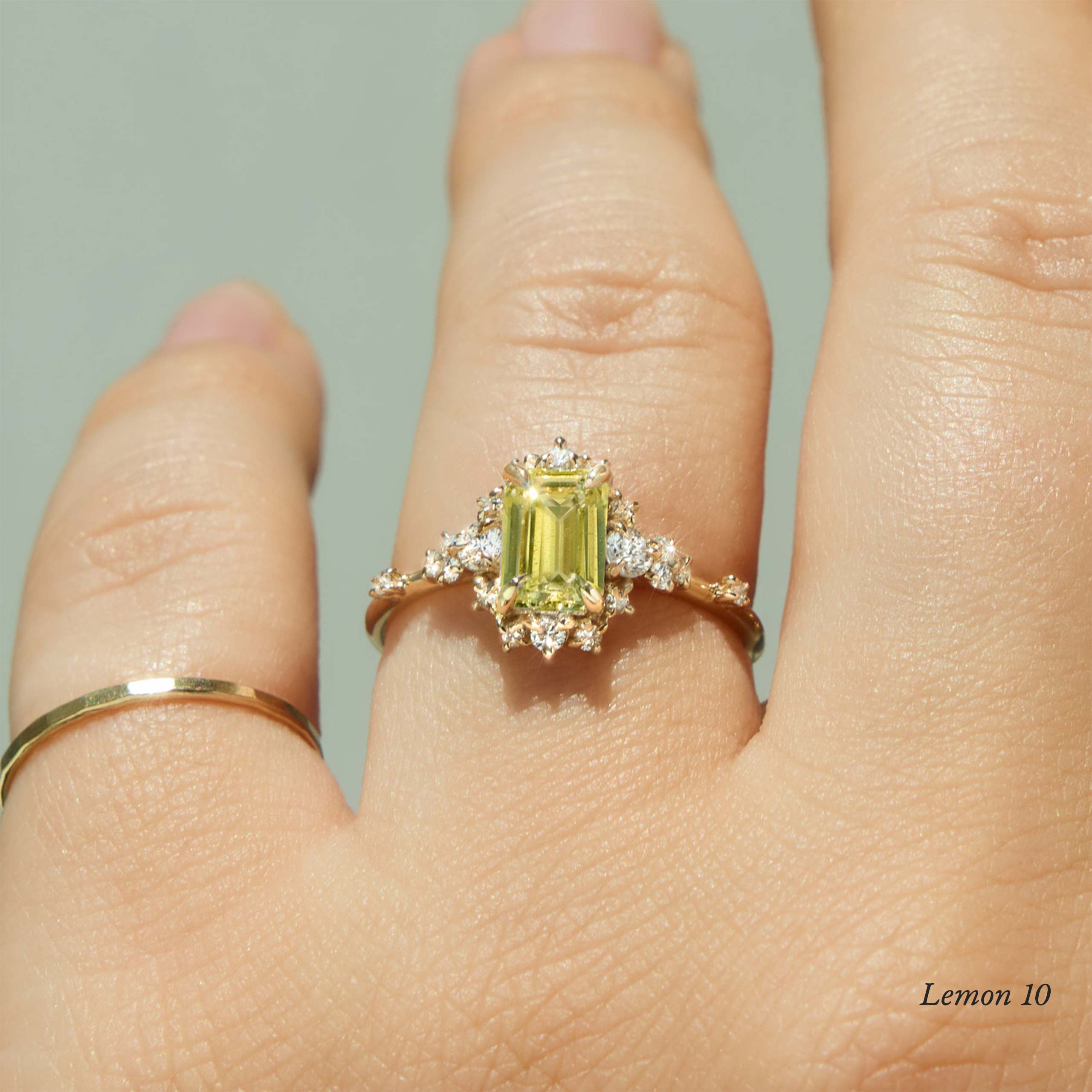 Catbird Jewelry - Custom Sapphire Night at the Ballet Ring