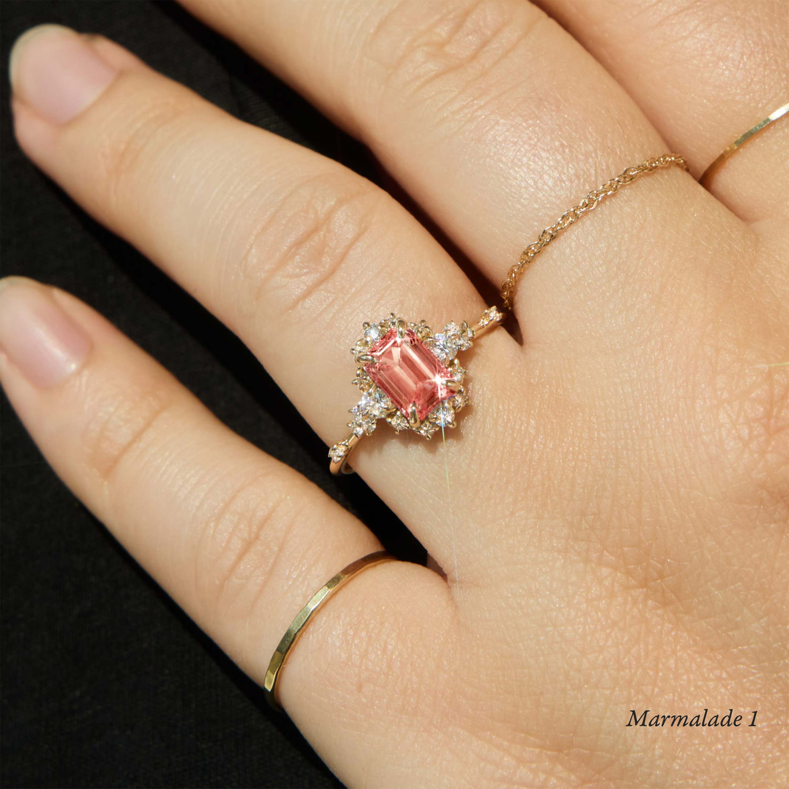 Catbird Jewelry - Custom Sapphire Night at the Ballet Ring