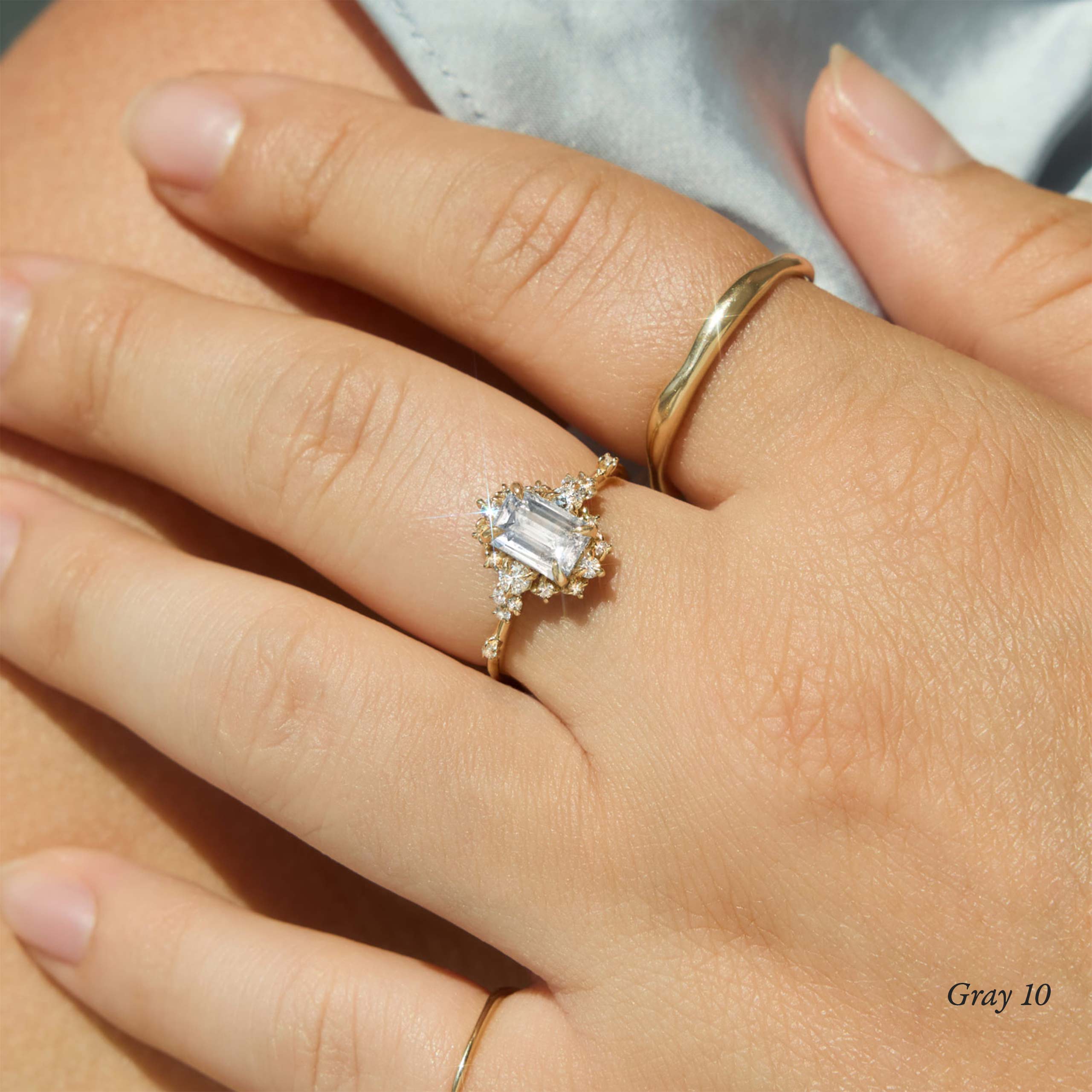 Catbird Jewelry - Custom Sapphire Night at the Ballet Ring