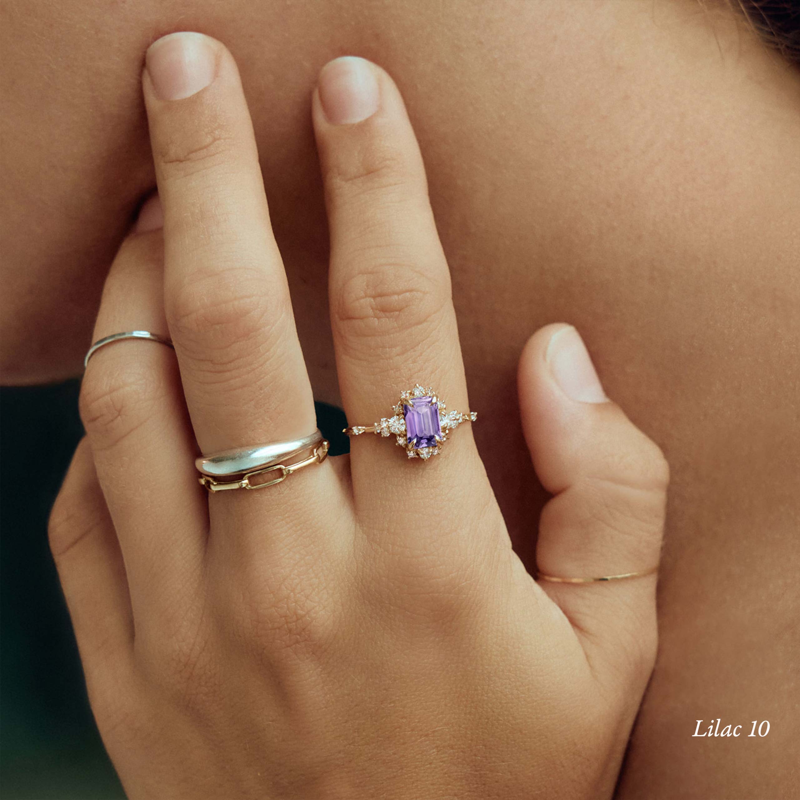 Catbird Jewelry - Custom Sapphire Night at the Ballet Ring