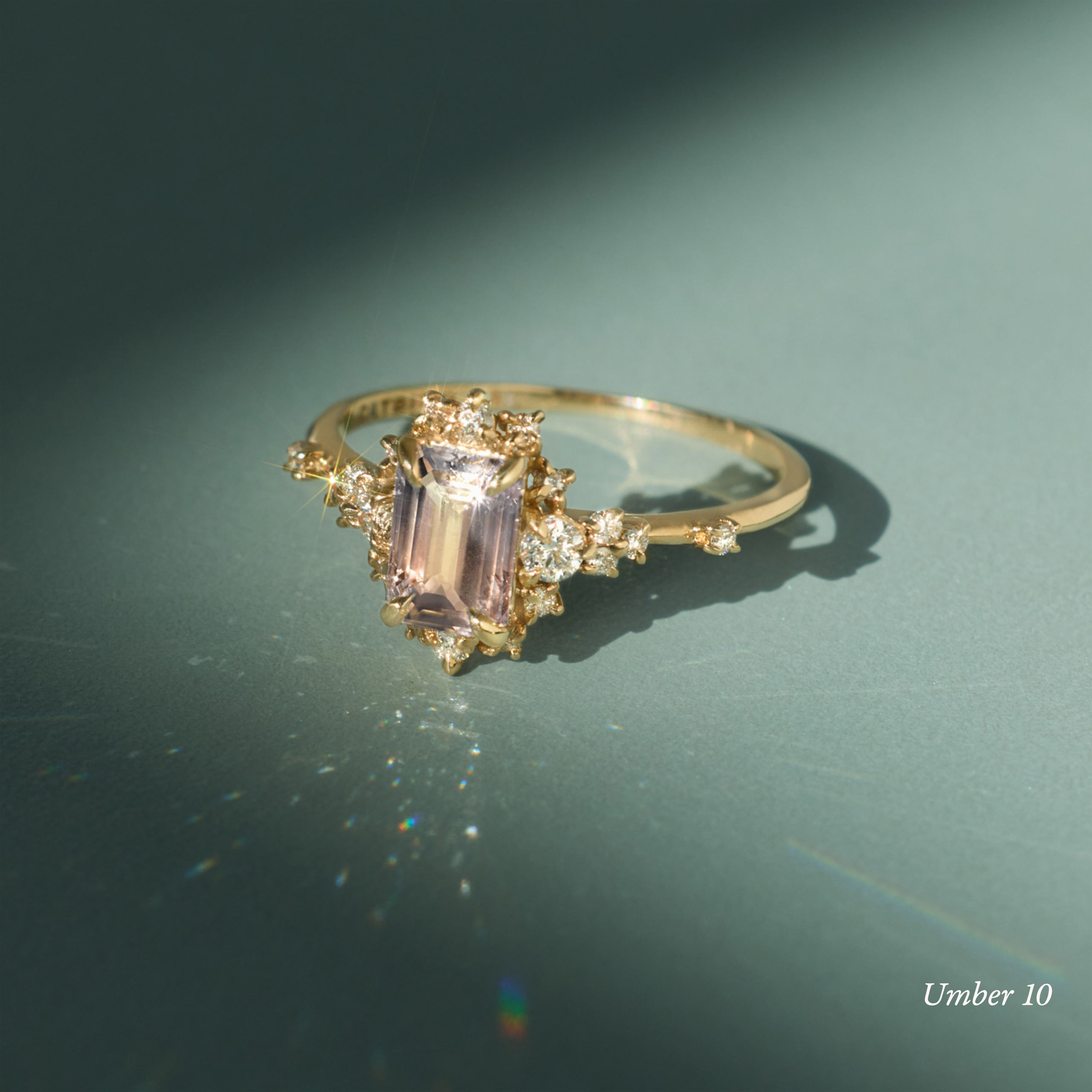 Catbird Jewelry - Custom Sapphire Night at the Ballet Ring