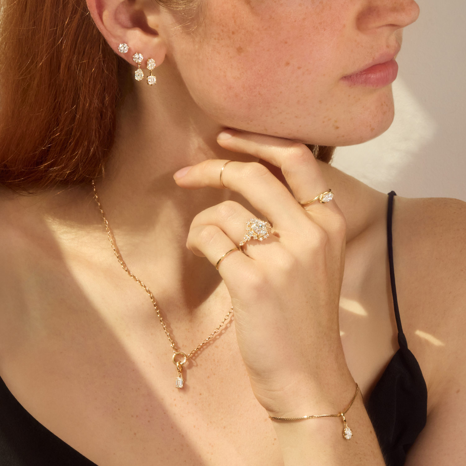 Catbird Jewelry - Cinema Lab-Grown Diamond Drop Earring (single)