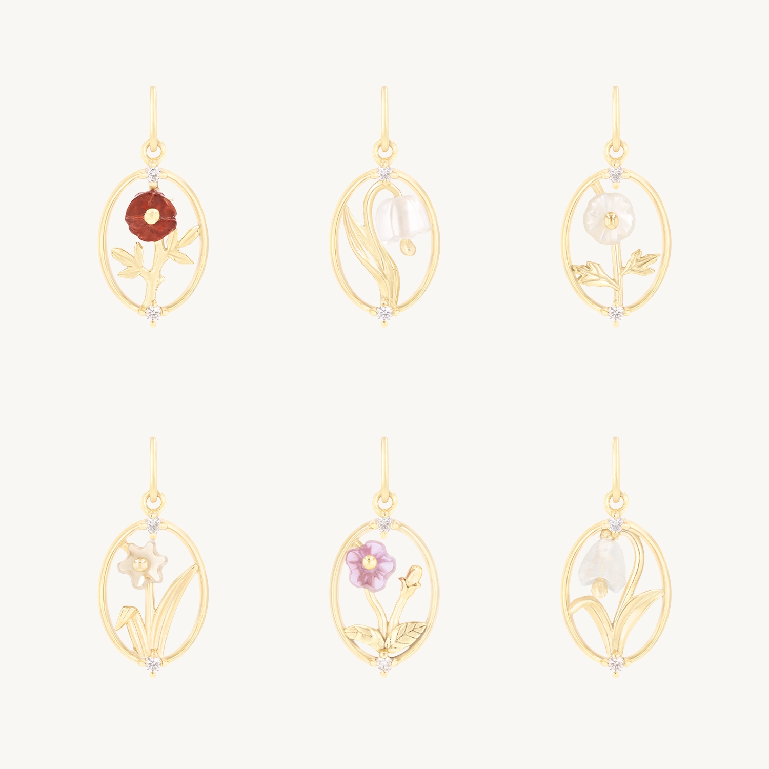 Catbird Jewelry - Flower Season Charm