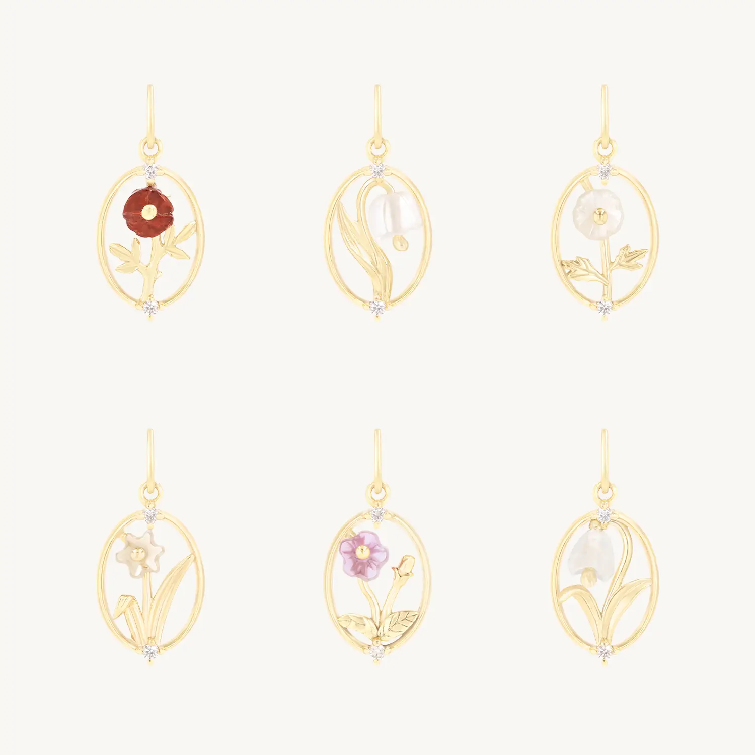 Catbird Jewelry - Flower Season Charm