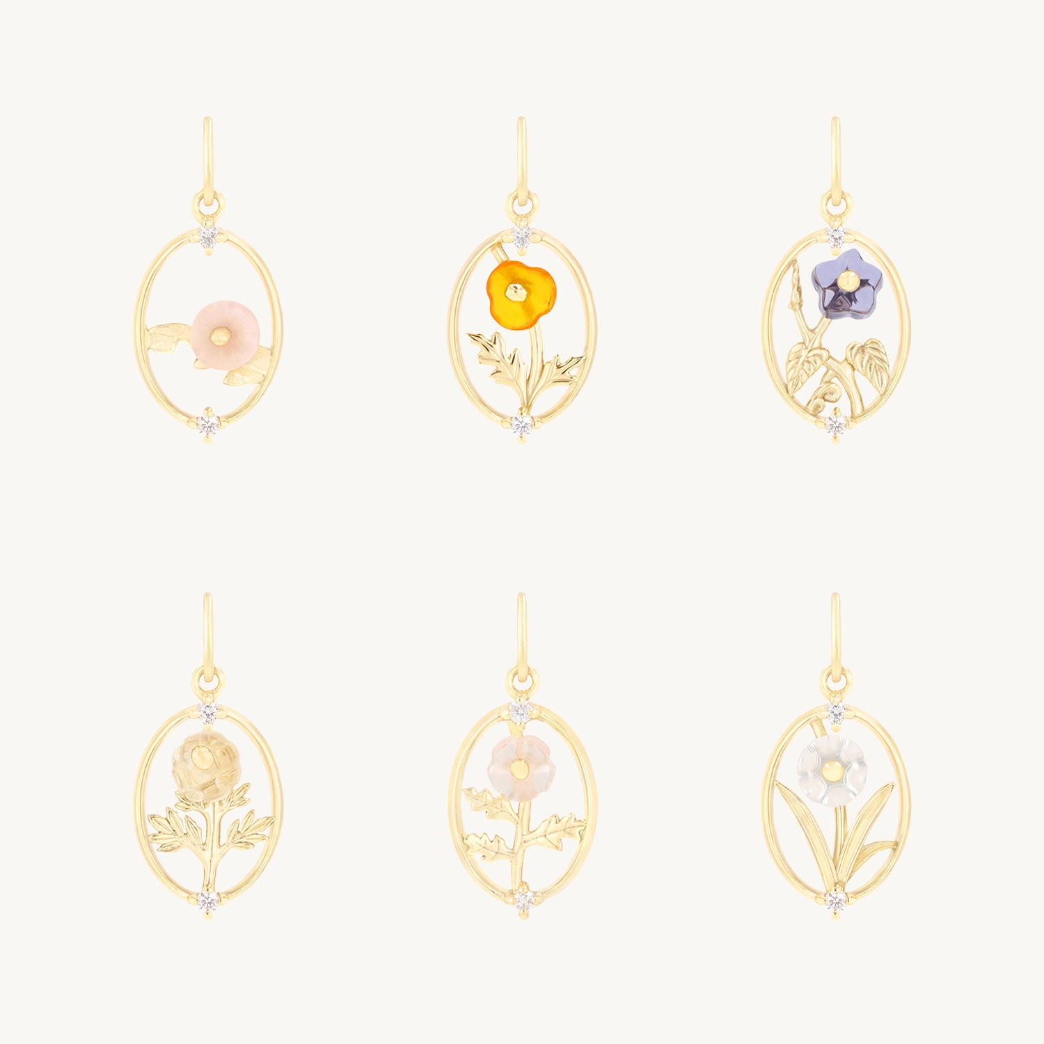 Catbird Jewelry - Flower Season Charm