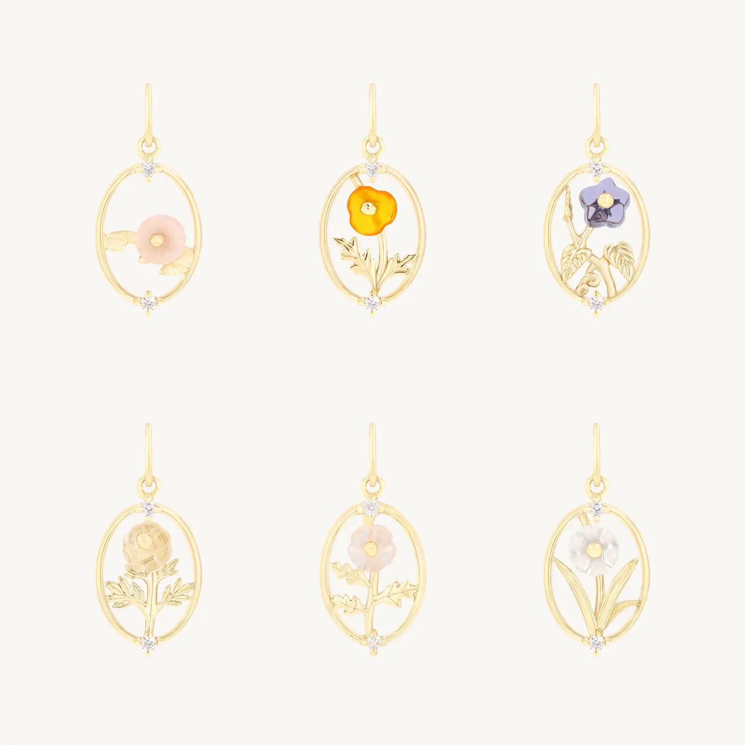 Catbird Jewelry - Flower Season Charm