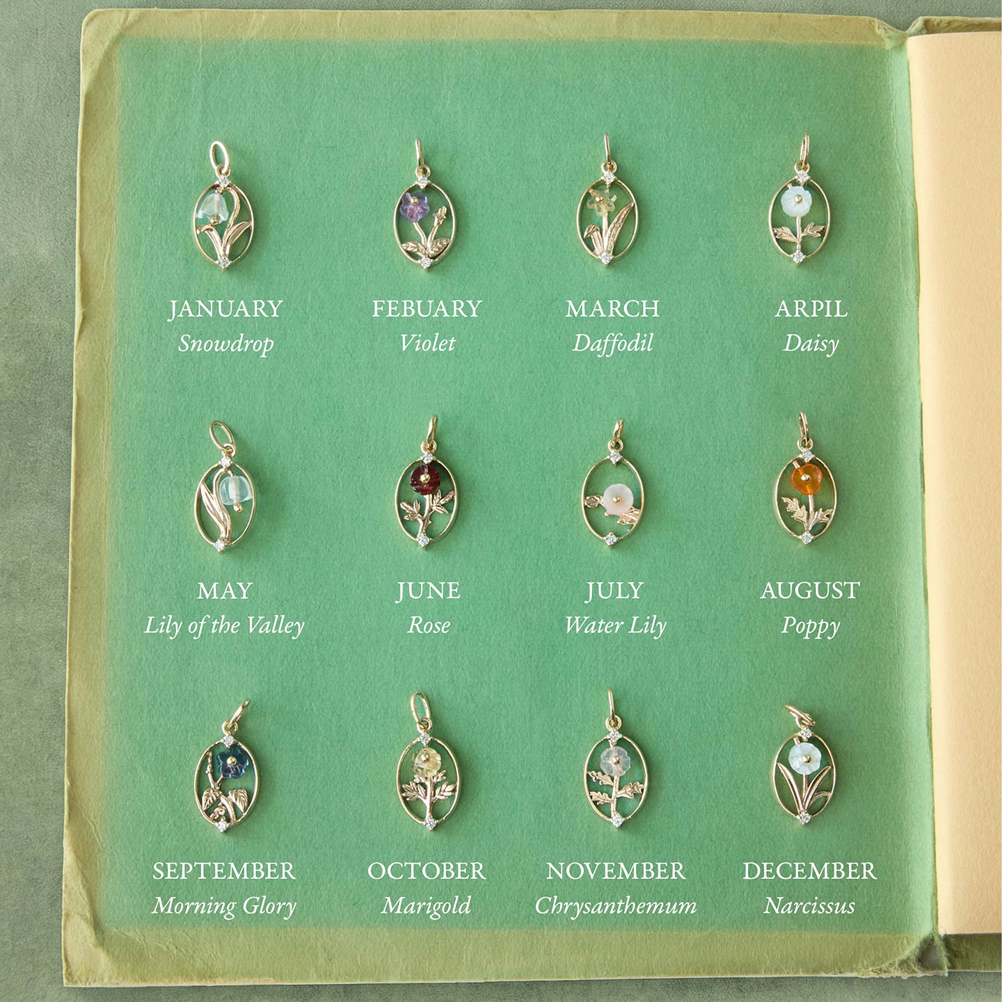 Catbird Jewelry - Flower Season Charm