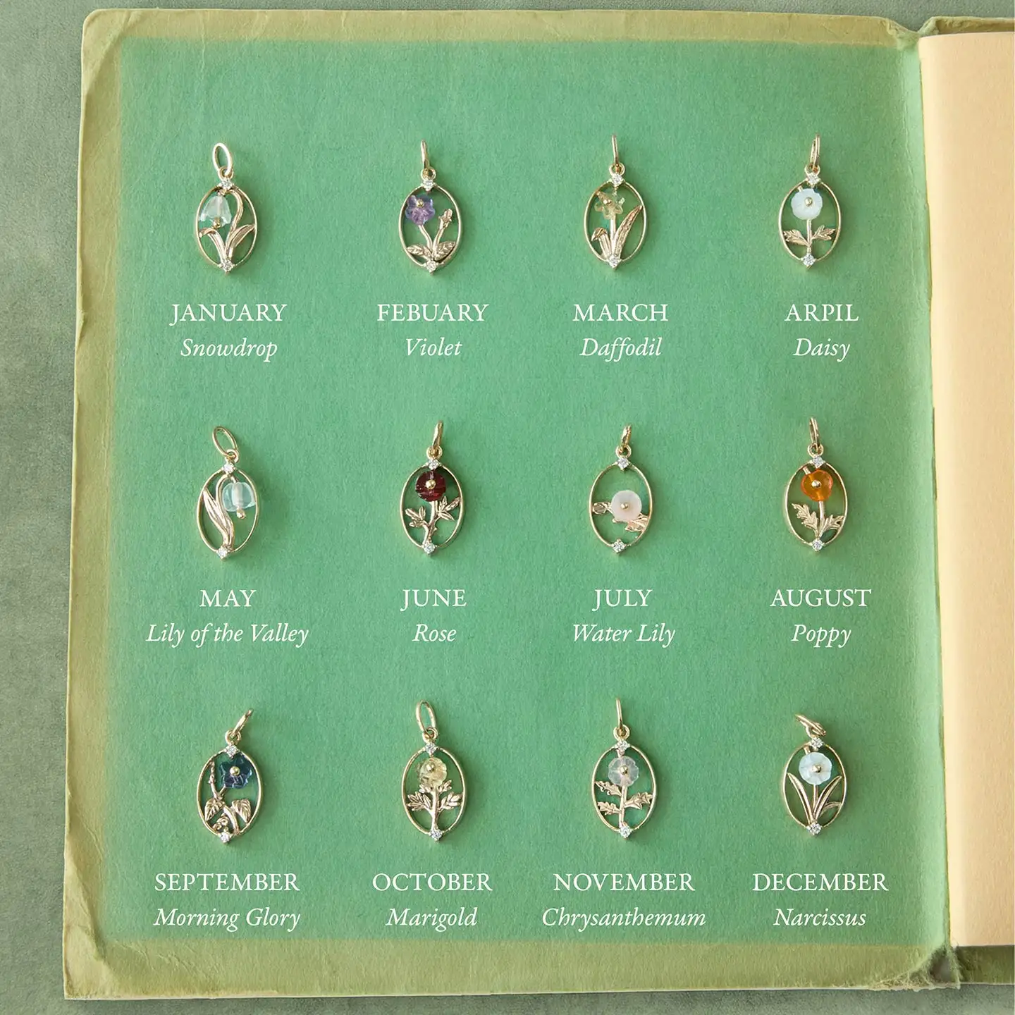 Catbird Jewelry - Flower Season Charm