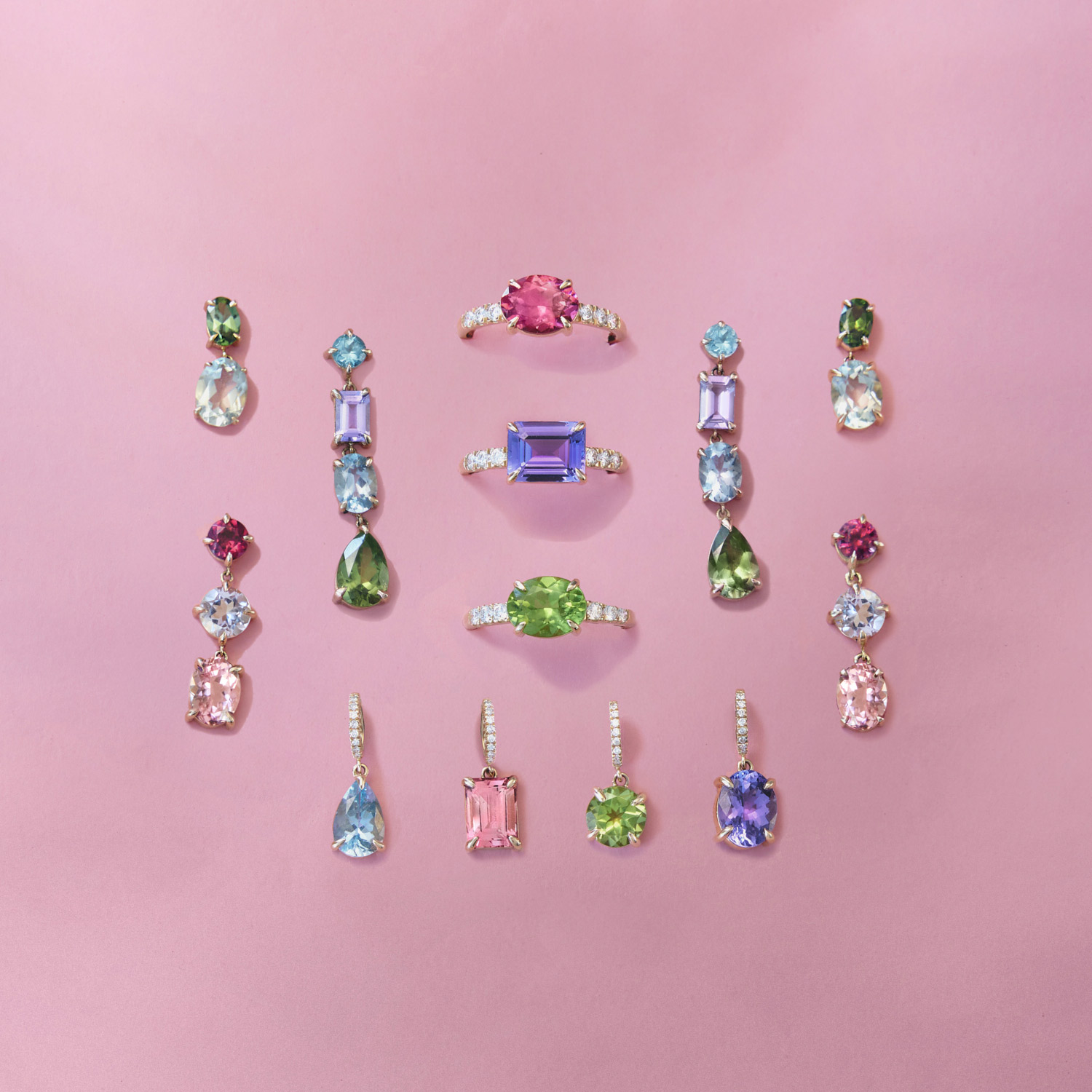 Italian Holiday Pink Tourmaline Supreme Charm | Catbird NYC