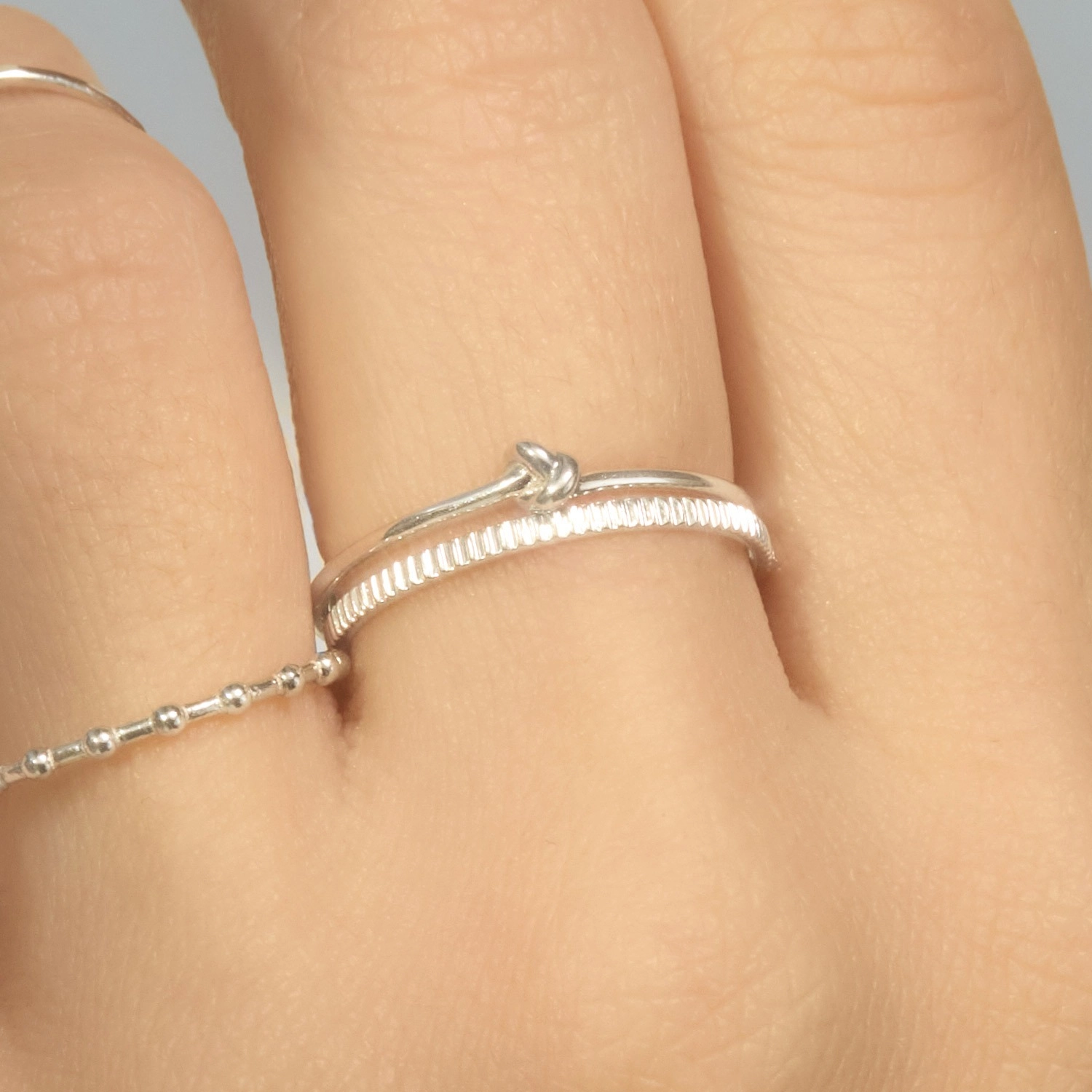 Catbird Jewelry - Poet’s Knot Silver Ring