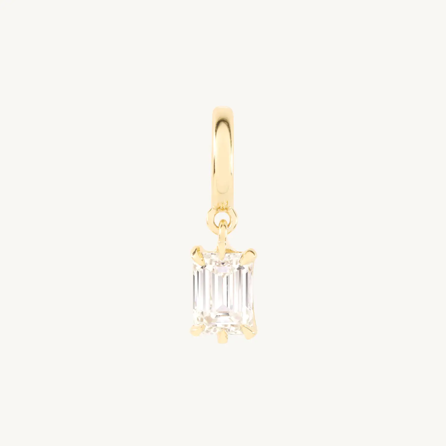 Catbird Jewelry - Cinema Lab-Grown Emerald Cut Diamond Charm