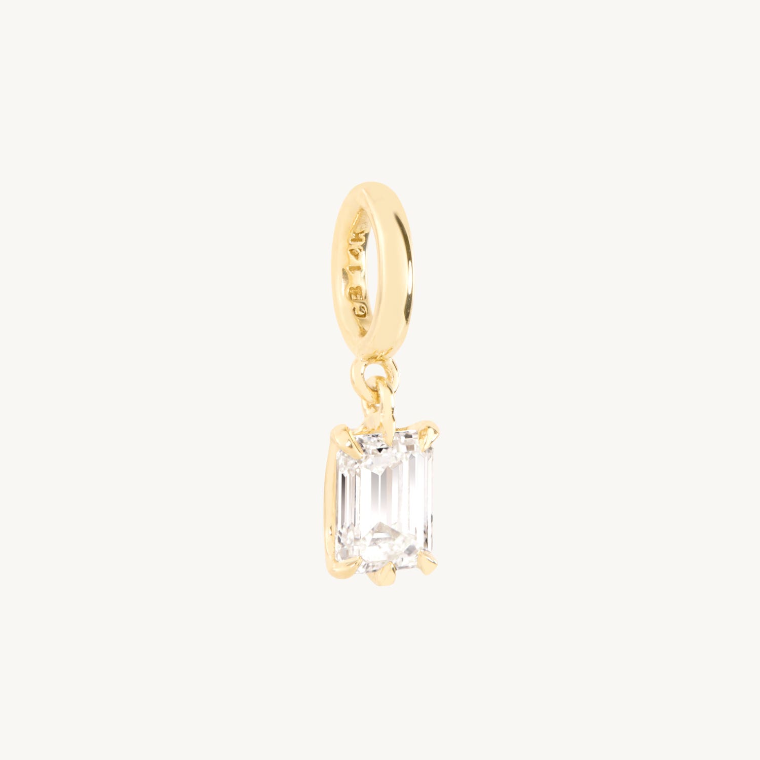 Catbird Jewelry - Cinema Lab-Grown Emerald Cut Diamond Charm