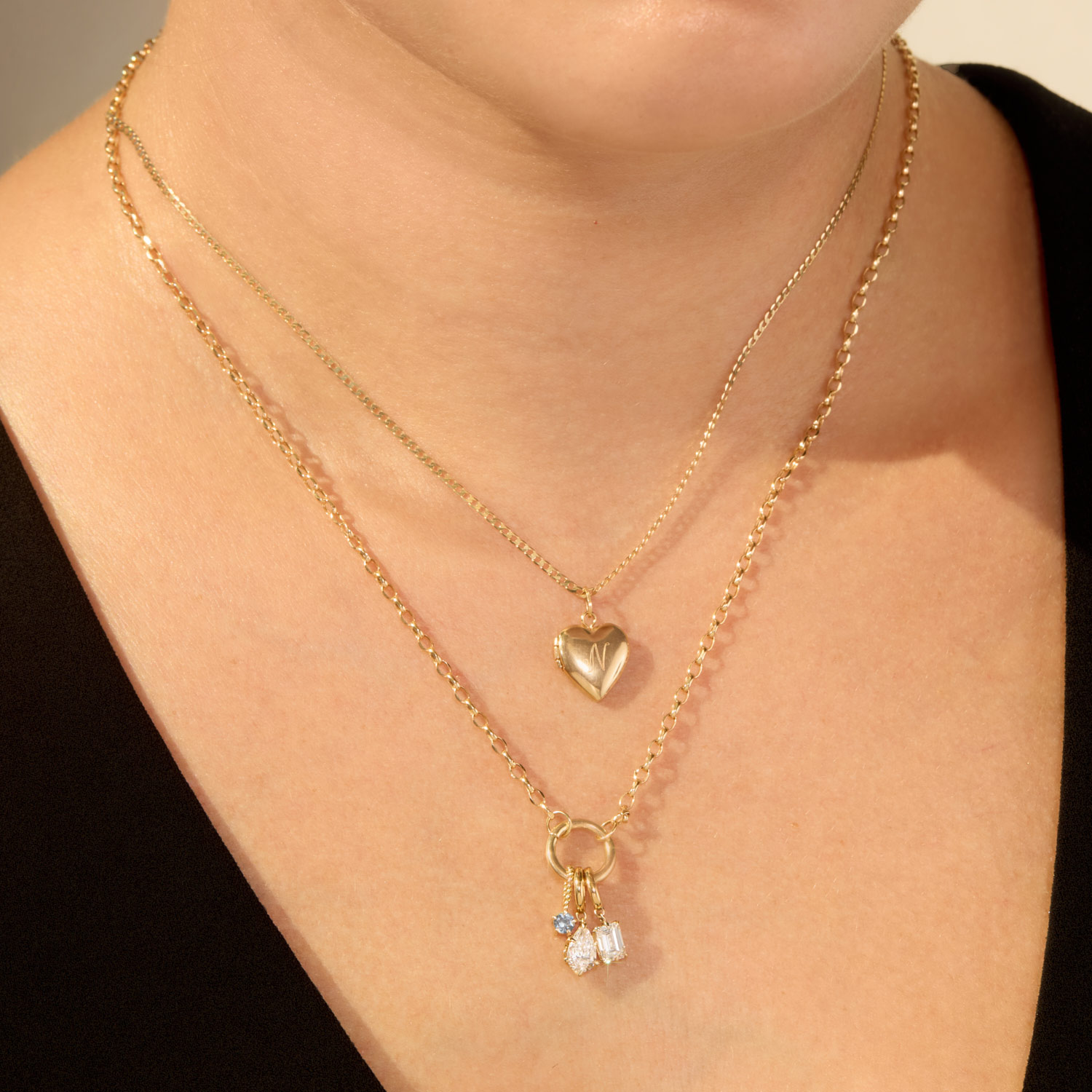 Catbird Jewelry - Cinema Lab-Grown Pear Cut Diamond Charm