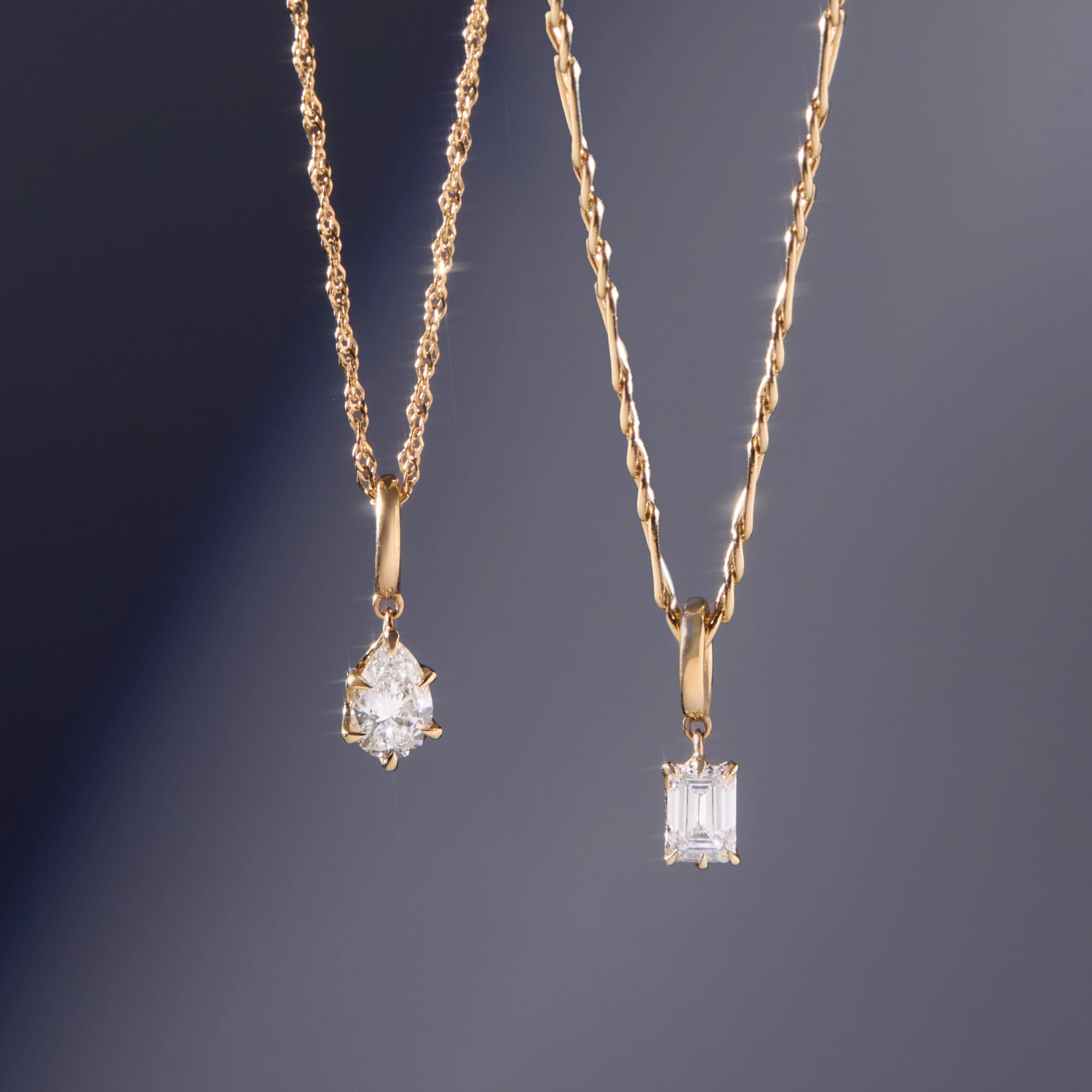 Catbird Jewelry - Cinema Lab-Grown Emerald Cut Diamond Charm