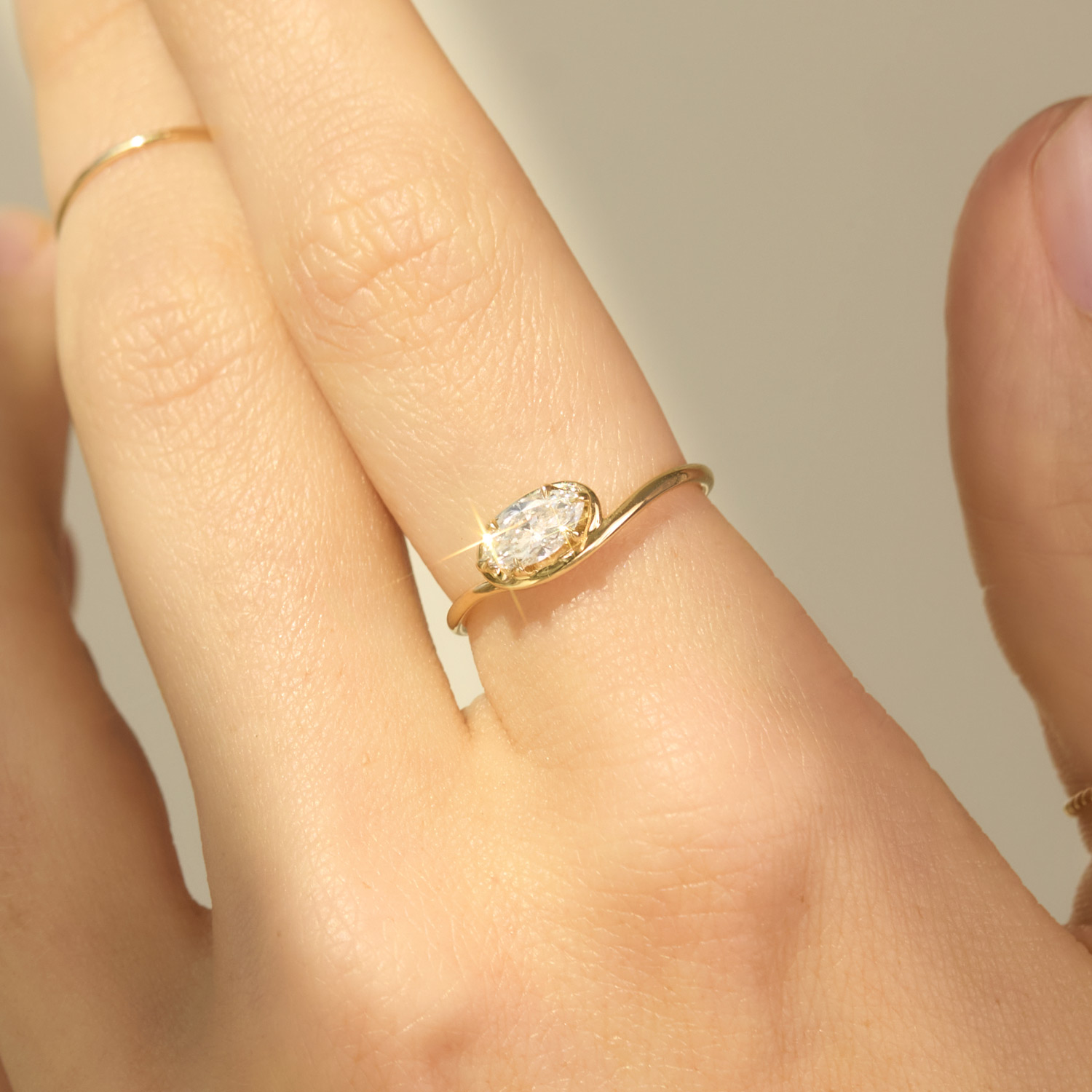 Catbird Jewelry - Cinema Lab-Grown Marquise Diamond Ring