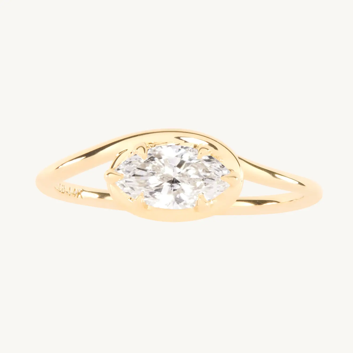 Catbird Jewelry - Cinema Lab-Grown Marquise Diamond Ring