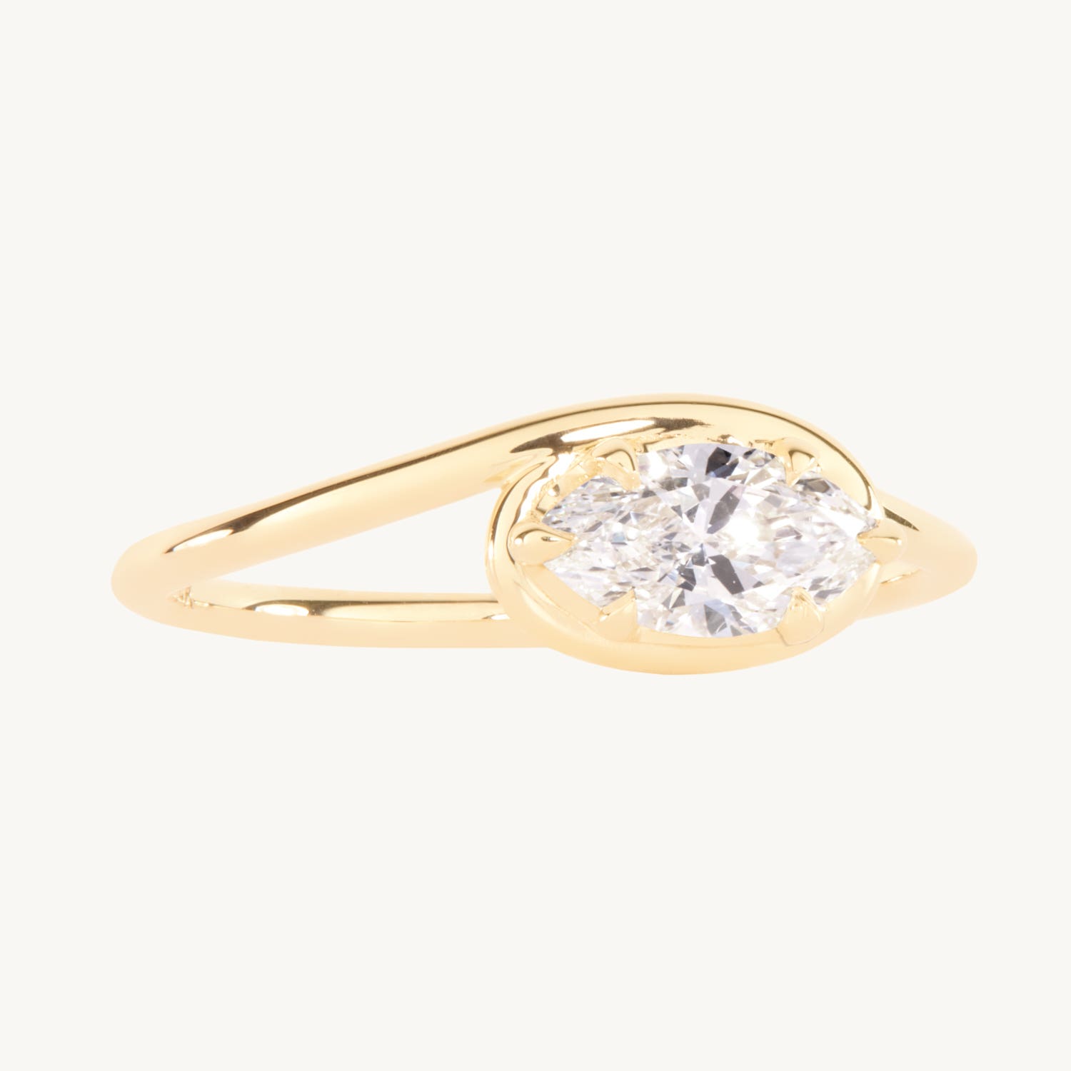 Catbird Jewelry - Cinema Lab-Grown Marquise Diamond Ring