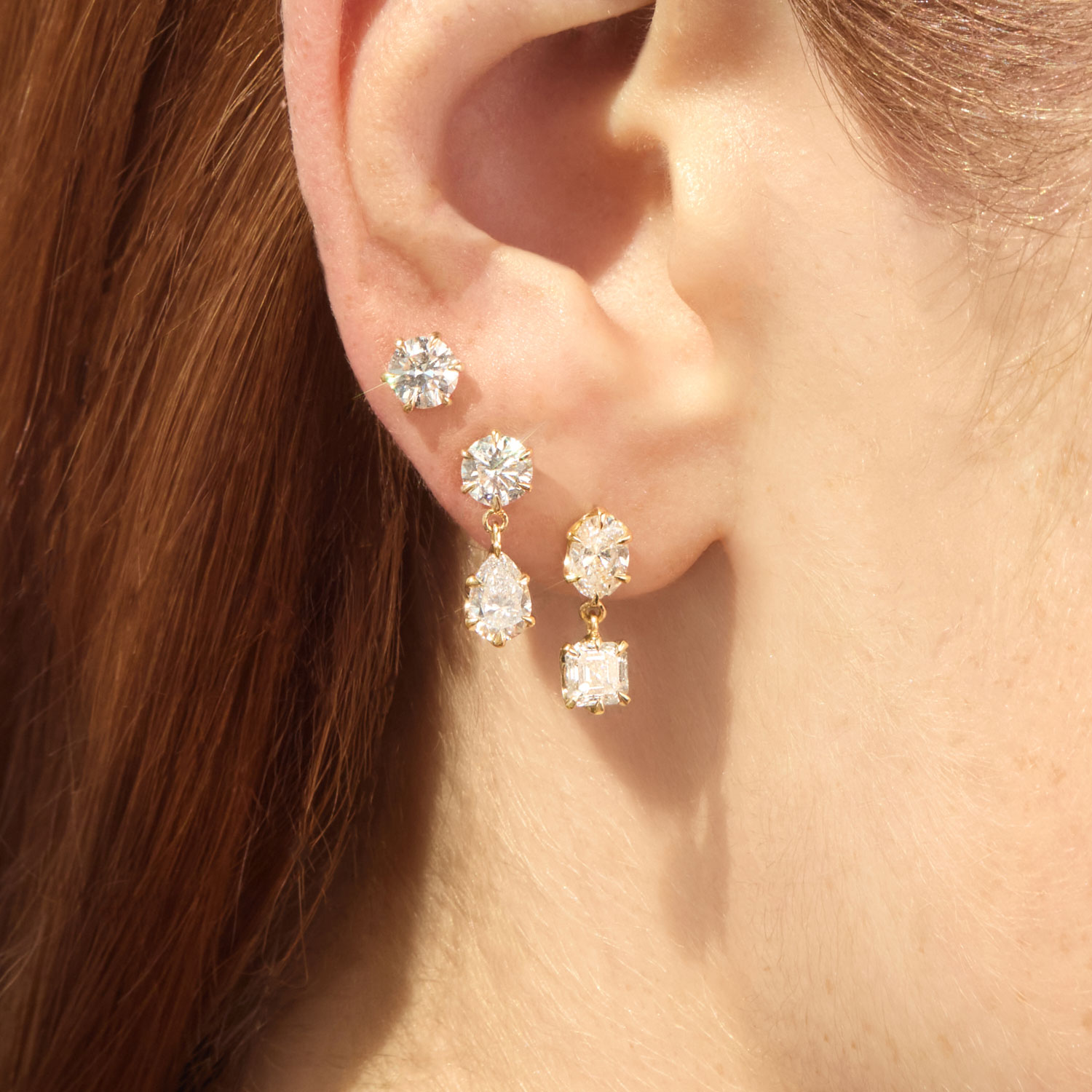 Catbird Jewelry - Cinema Lab-Grown Diamond Drop Earring (single)