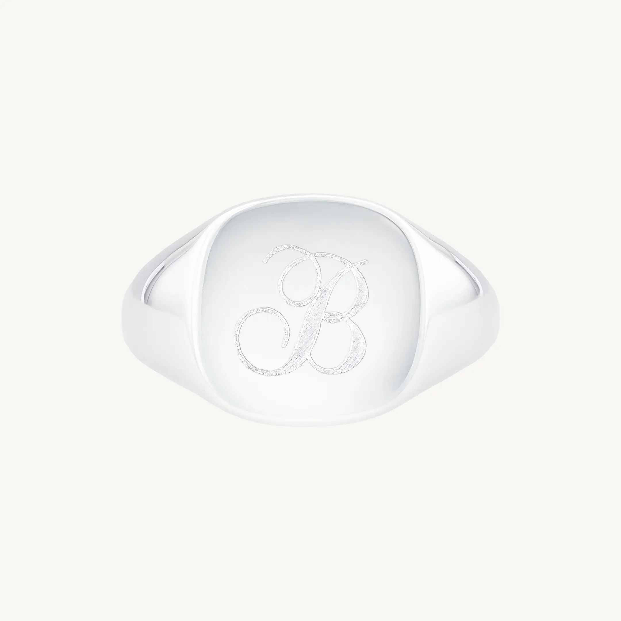 Catbird Jewelry - Diver Grand Signet Ring, Sterling Silver