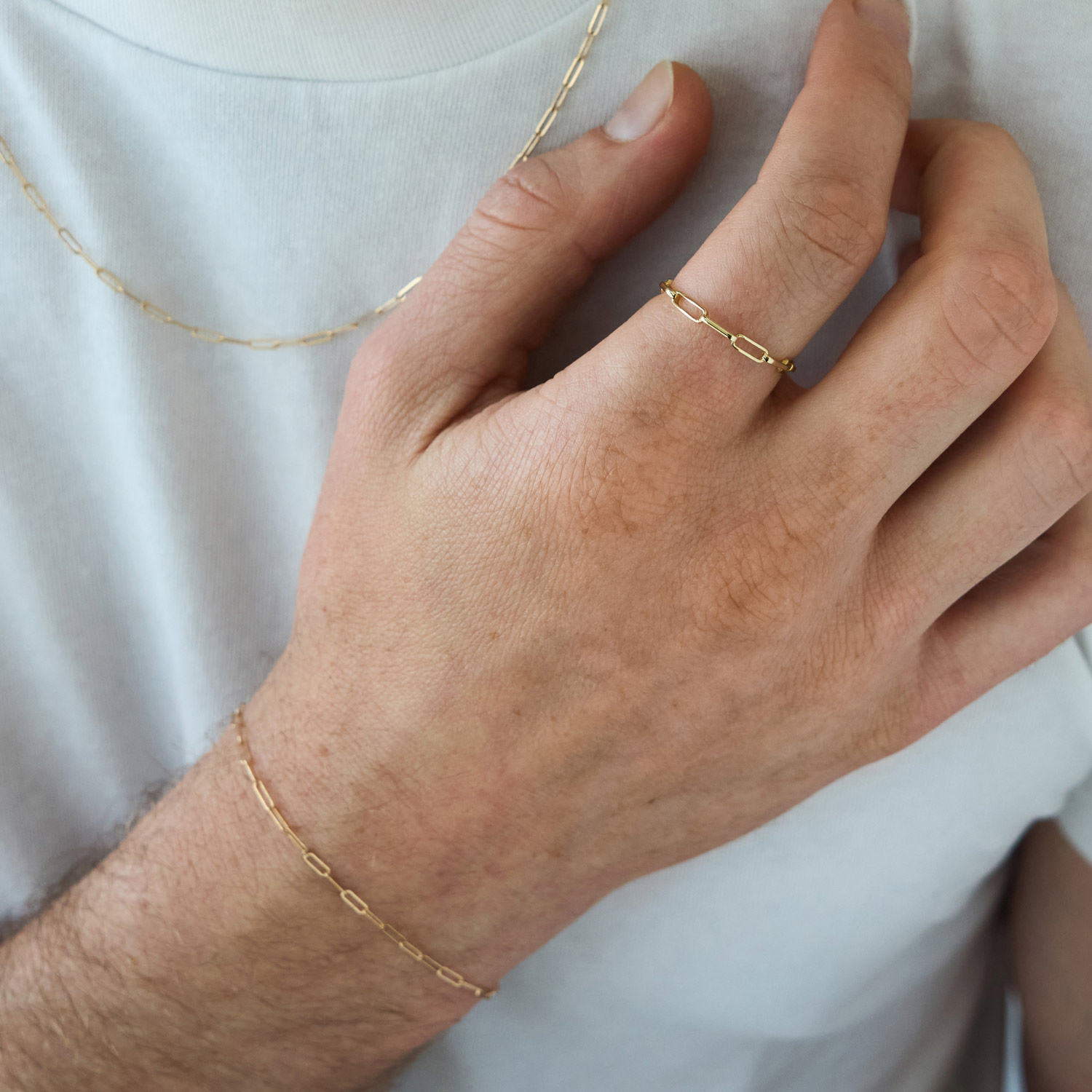 Catbird Jewelry - 1976 Gold Chain Ring