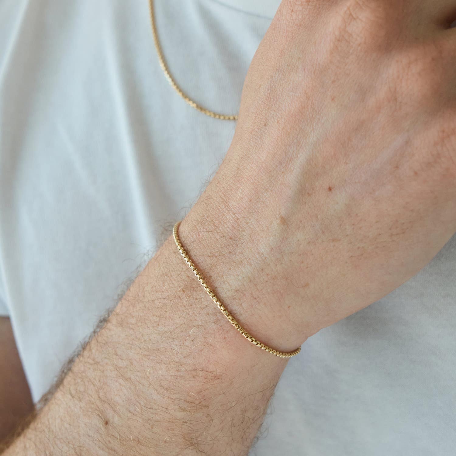 Catbird Jewelry - Neptune Gold Box Bracelet