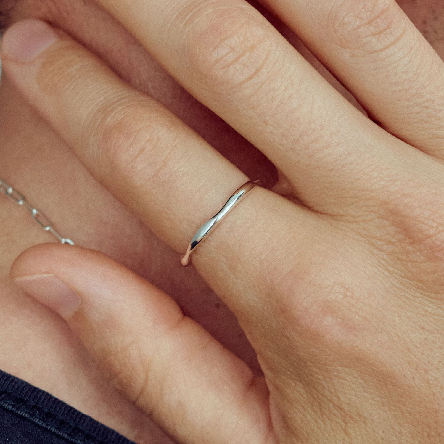 Catbird Jewelry - Grand Painter's Ring, Silver