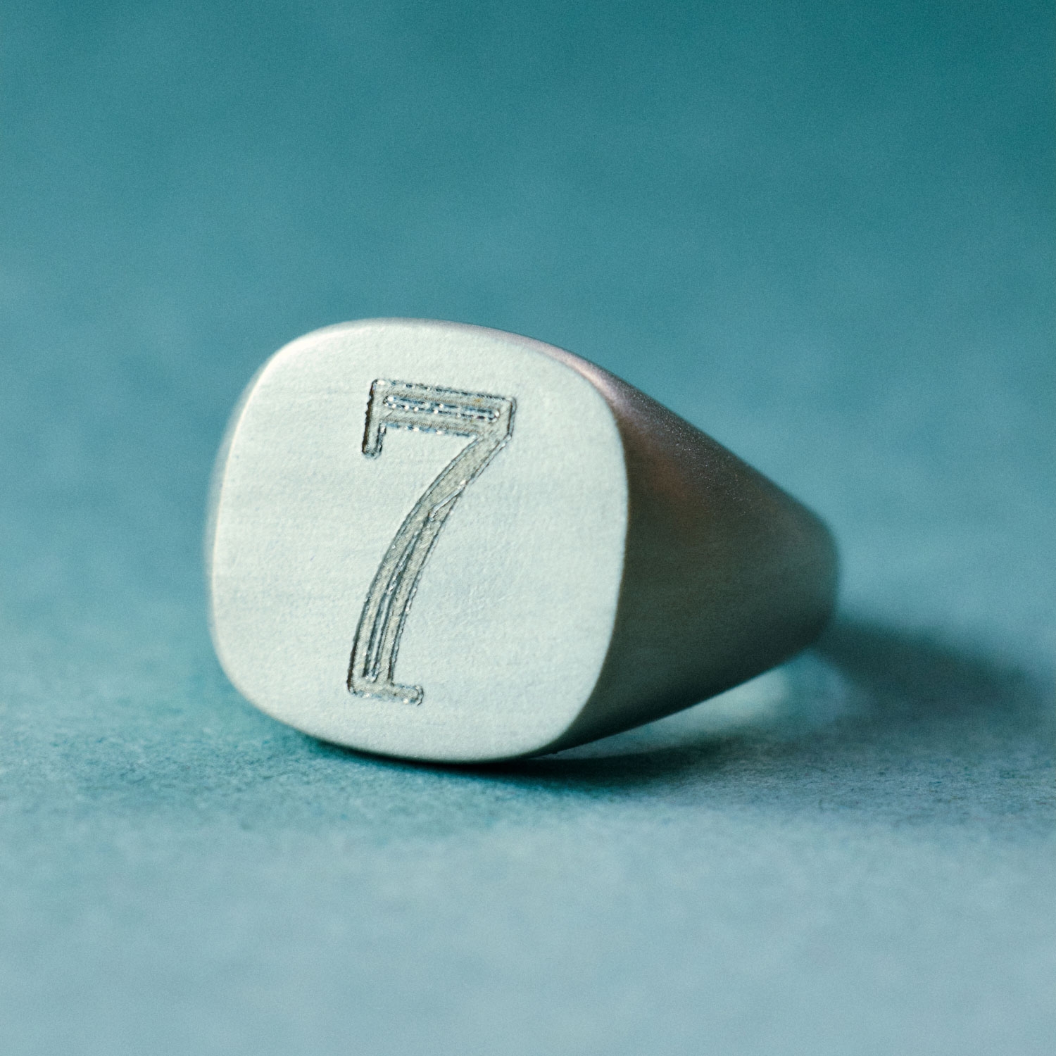 Catbird Jewelry - Diver Grand Signet Ring, Sterling Silver