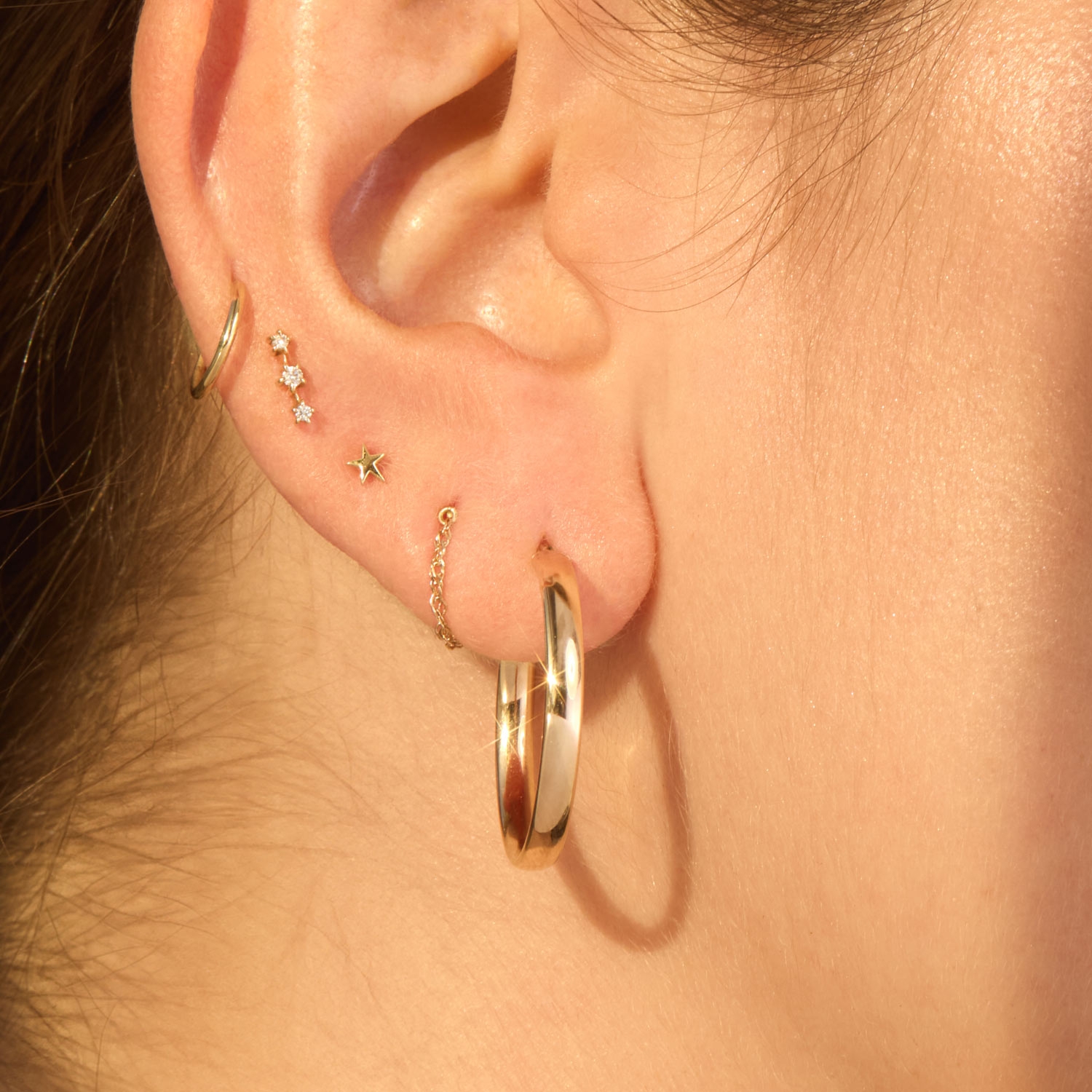 Catbird Jewelry - Grand Tomboy Hoops (pair)